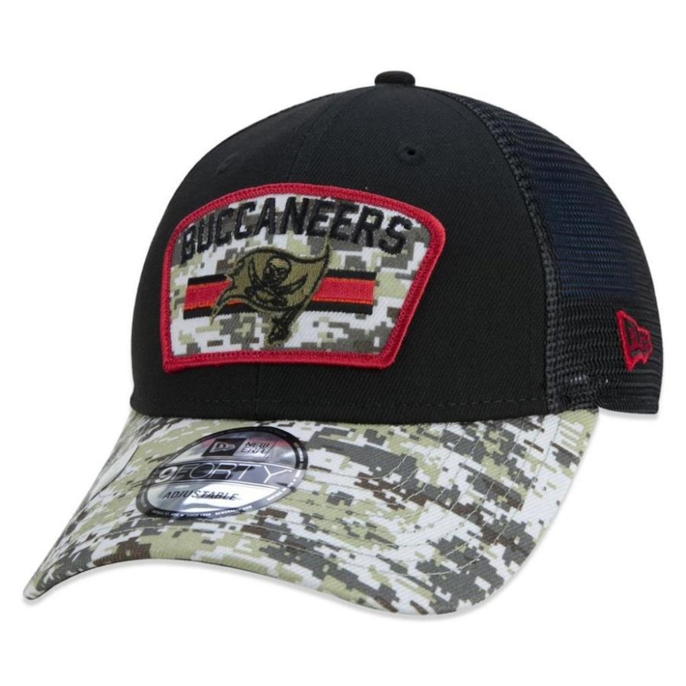 Boné Aba Curva New Era Tampa Bay Buccanners 940 NFL Salute to Service - Snapback - Adulto - Foto 1