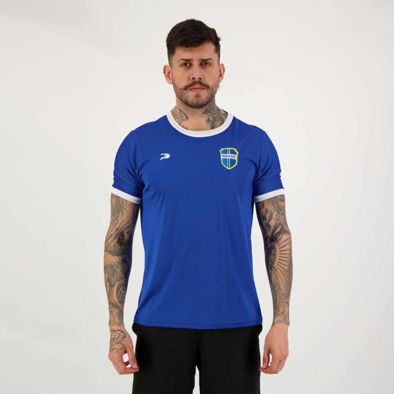 Camiseta Placar Brasil Brasão - Masculina - Foto 1