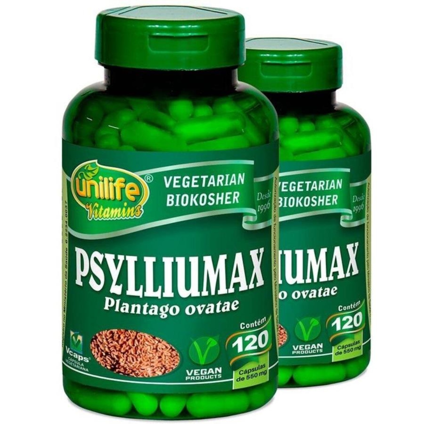 Kit De Psyllium Unilife Psylliumax - 120 Cáspulas - 2 Unidades | Centauro