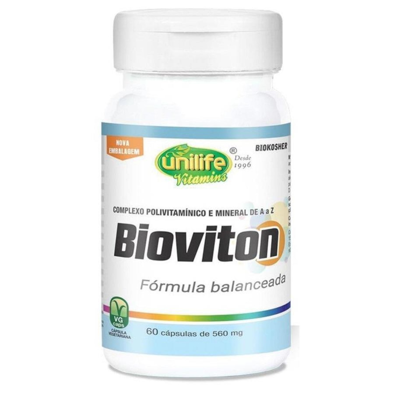 Bioviton Suplemento de Vitaminas e Minerais Unilife - 60 cápsulas ...