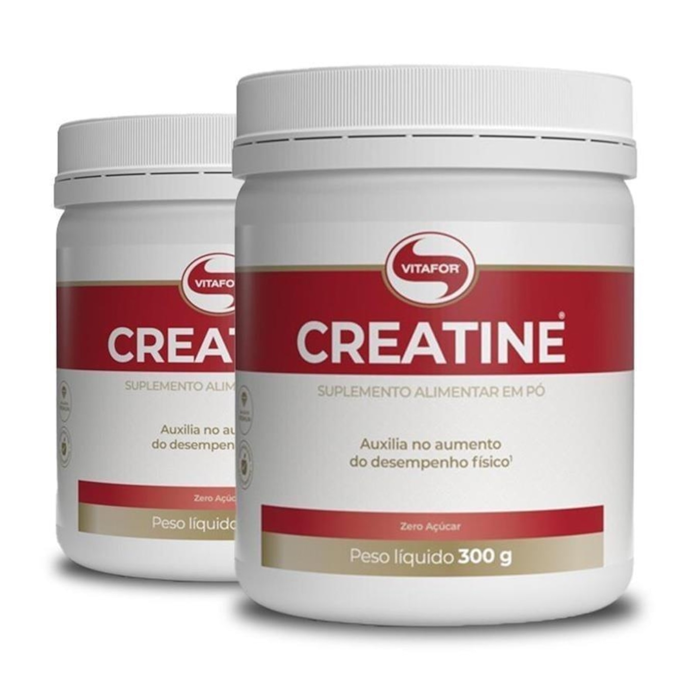 Kit Creatina Monohidratada Vitafor 300g 2 Unidades Centauro 7010