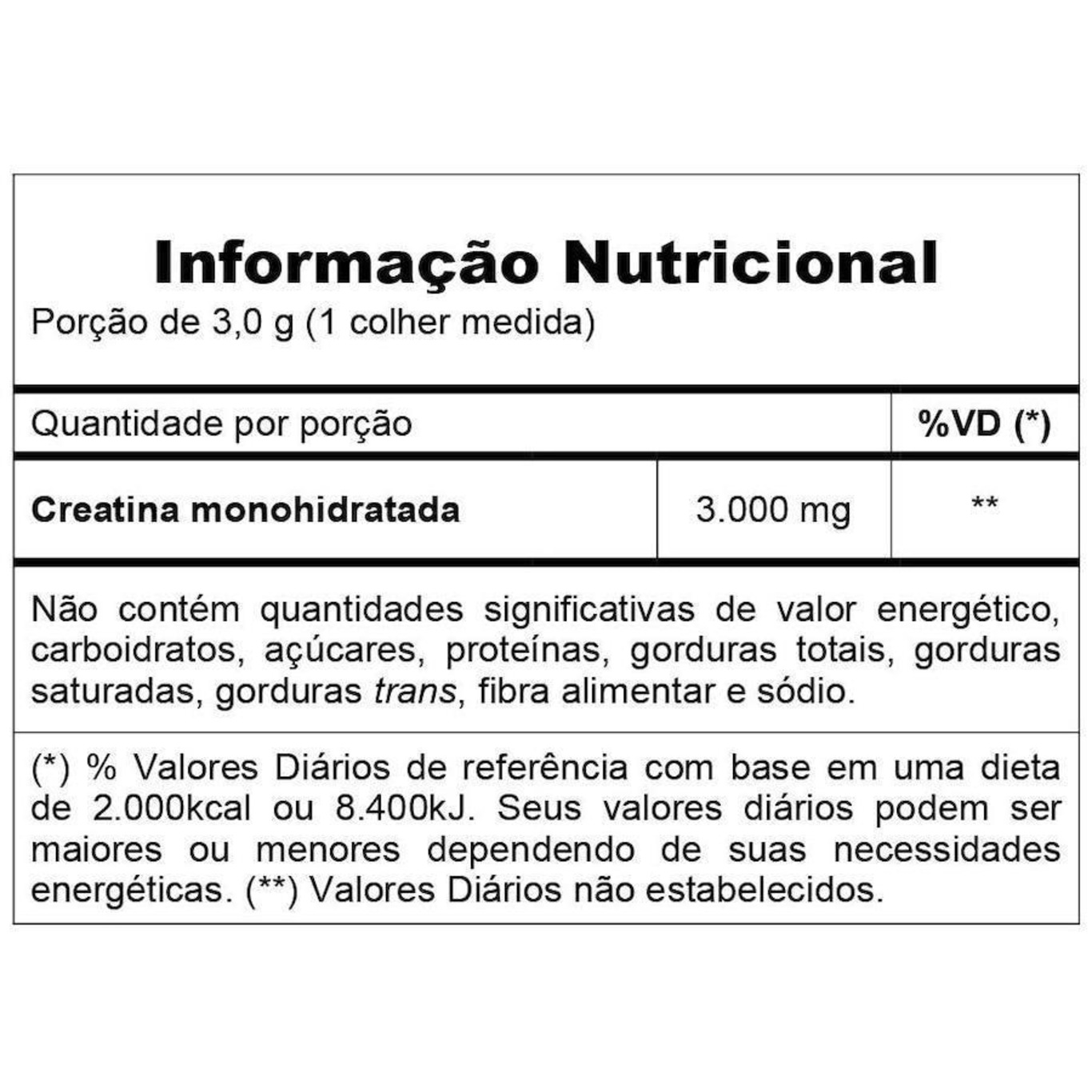 Kit Creatina Monohidratada Vitafor 300g 2 Unidades Centauro