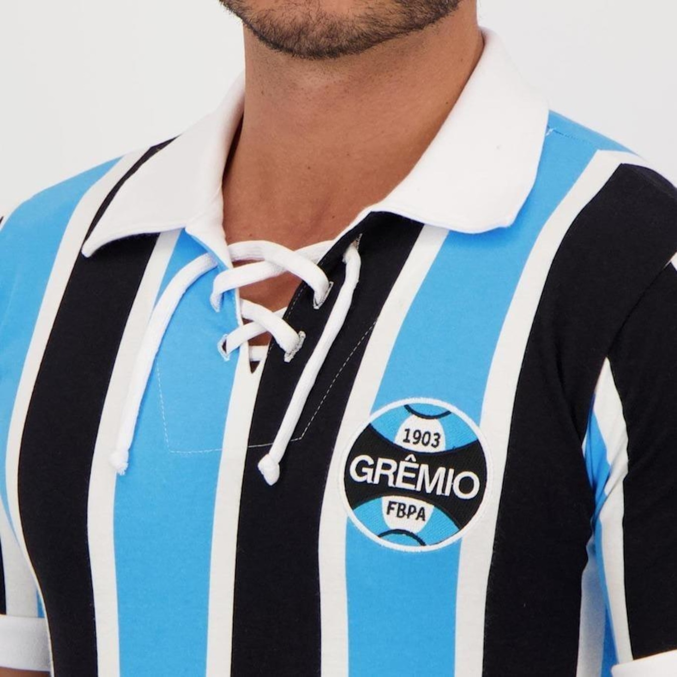 Camisa Futfanatics Grêmio Retrô 1983 - Masculina - Foto 4