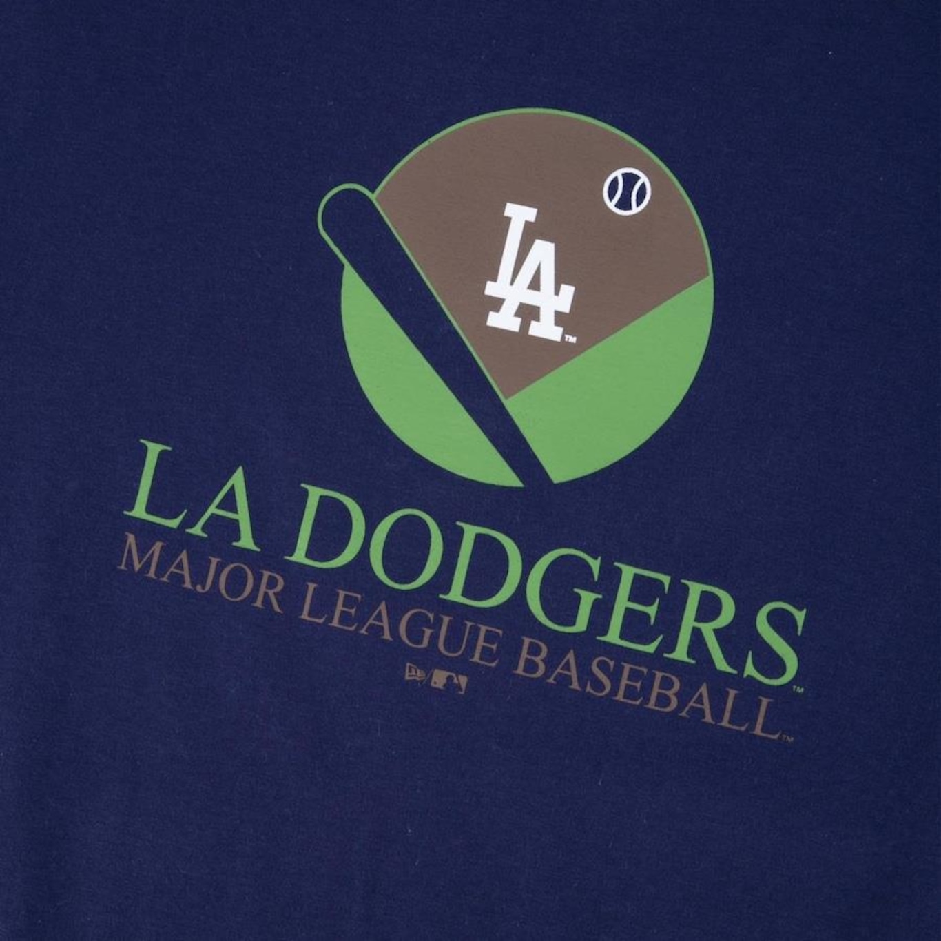 Camiseta New Era Regular MLB Los Angeles Dodgers Vintage Manga Curta Azul Royal - Masculino - Foto 3