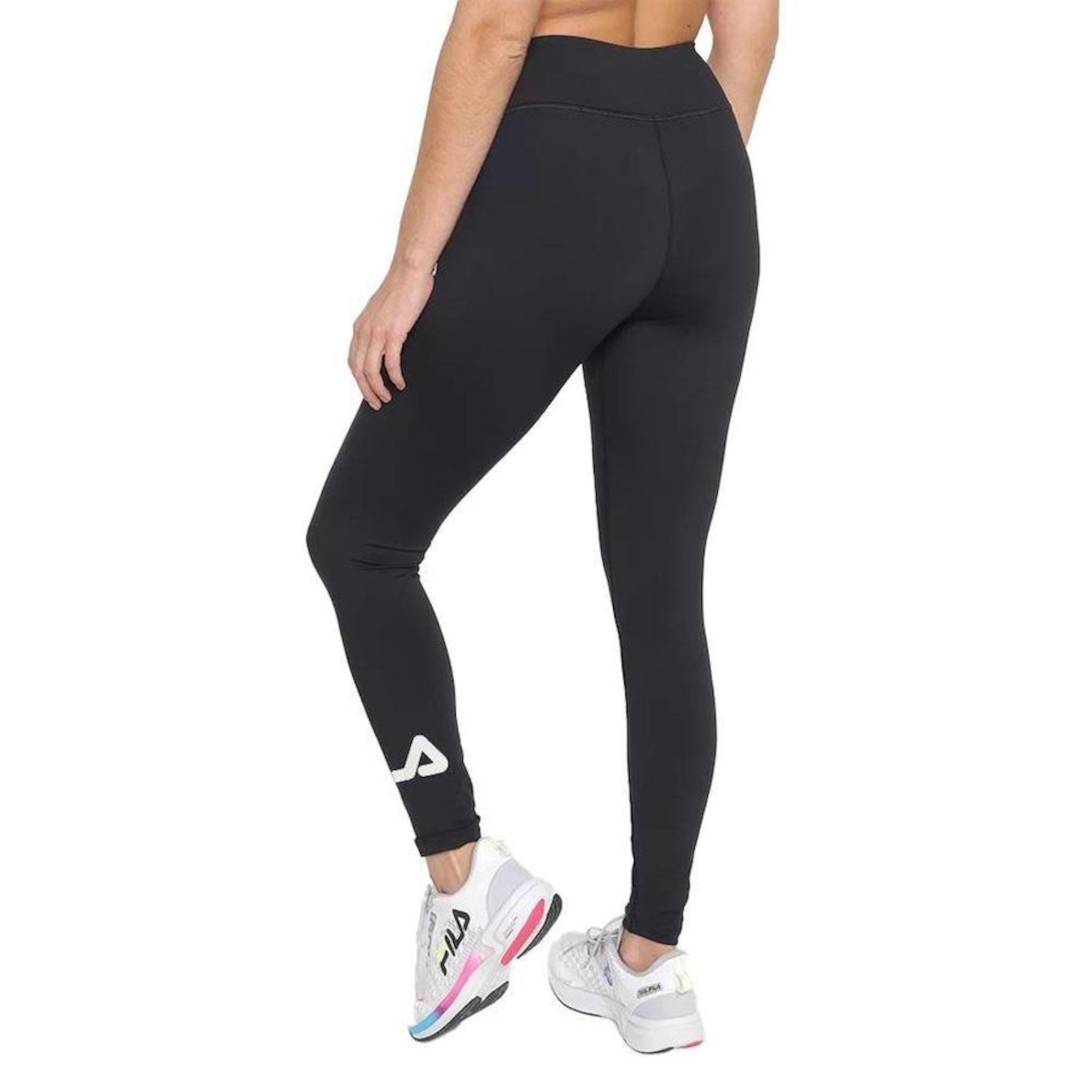 Calça Legging Fila Letter Mid - Feminina | Centauro