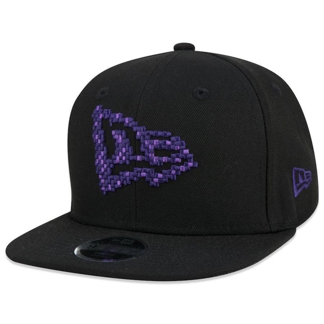 Boné Aba Reta New Era 9Fifty Of A-Frame Sn Tecnologic Youth Blk - Snapback - Infantil - Foto 1