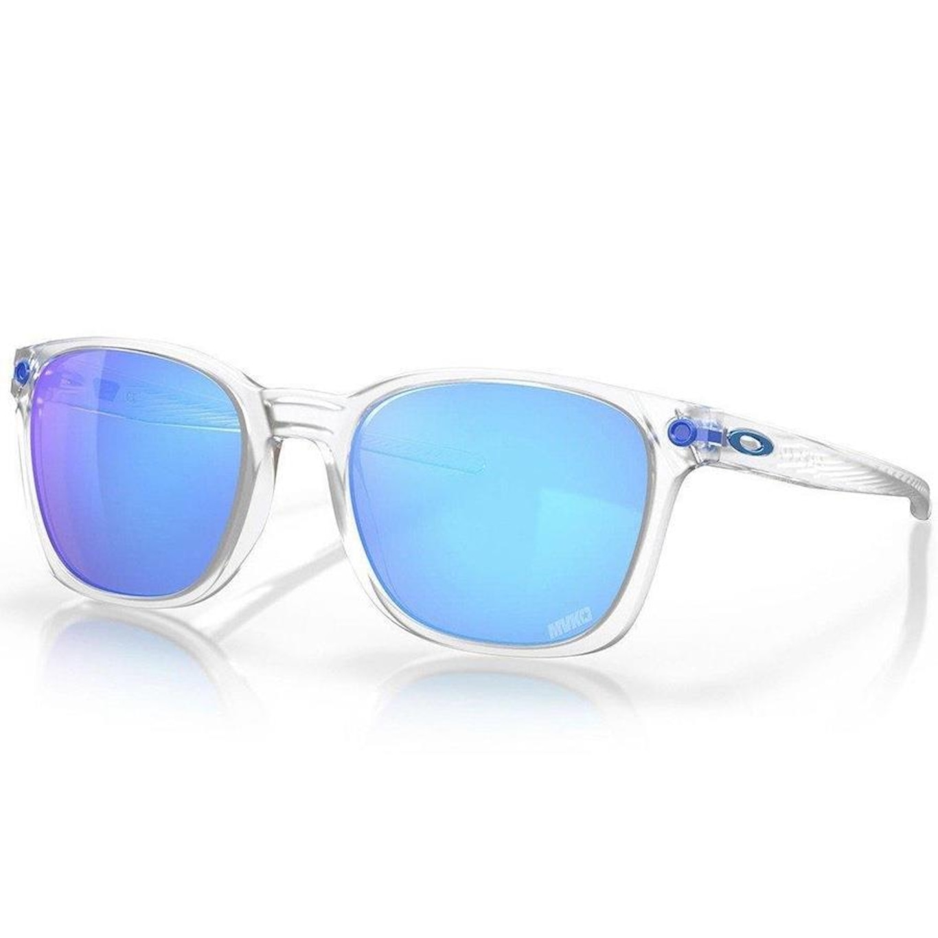 Óculos de Sol Unissex Oakley Ojector Matte Clear Prizm - Foto 1