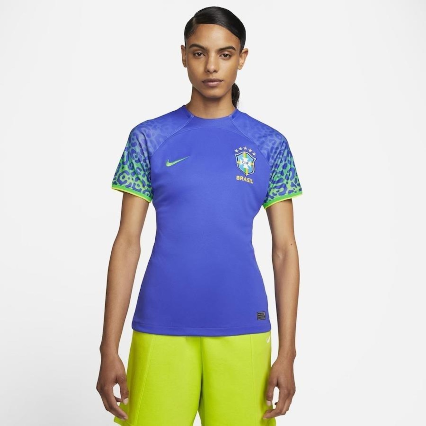 Camisa Brasil I 2023/25 Nike Torcedora Feminina Amarela - ALL Sports