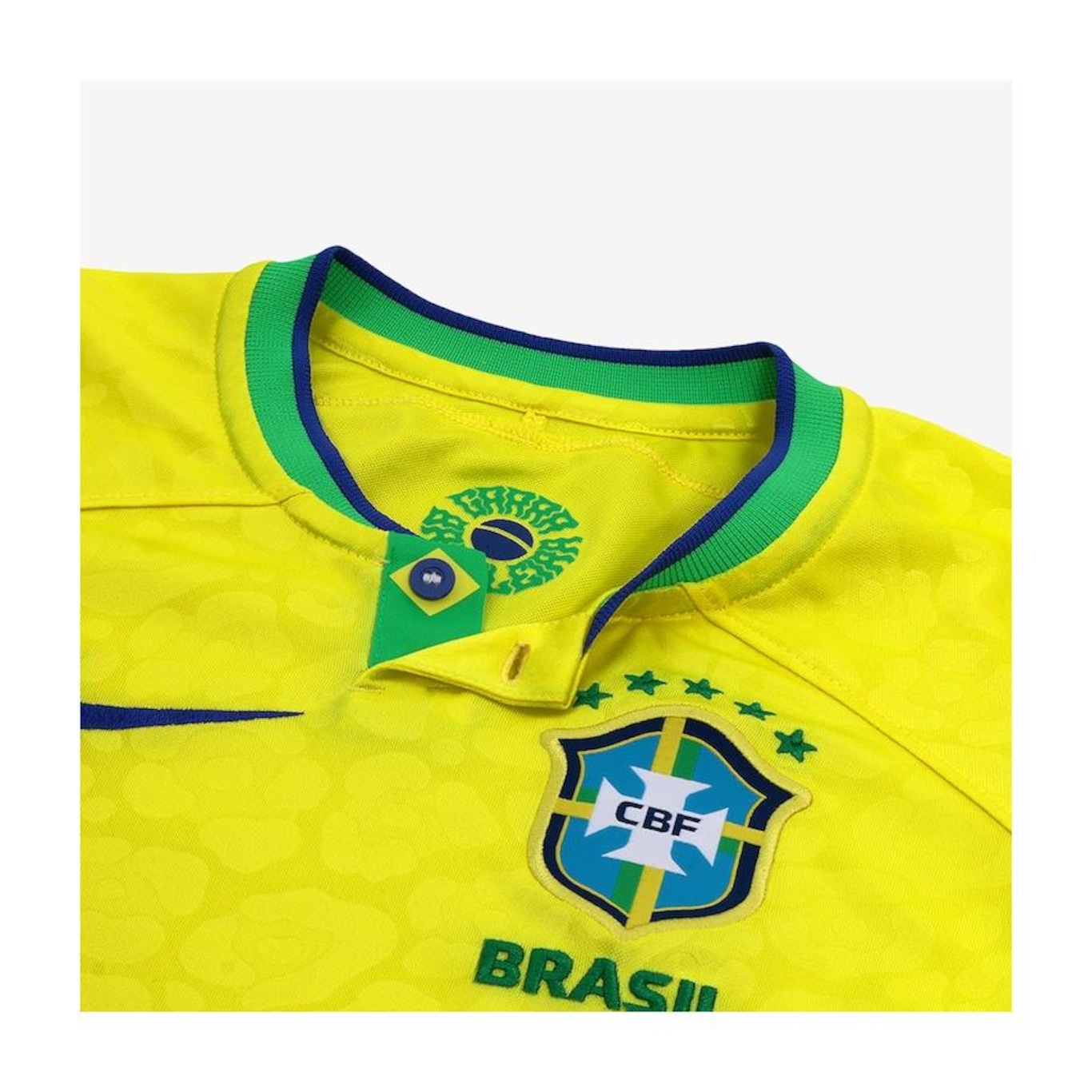 Camisa Nike Brasil I 2022/23 Torcedora Pro Feminina Copa - Verde e Amarelo