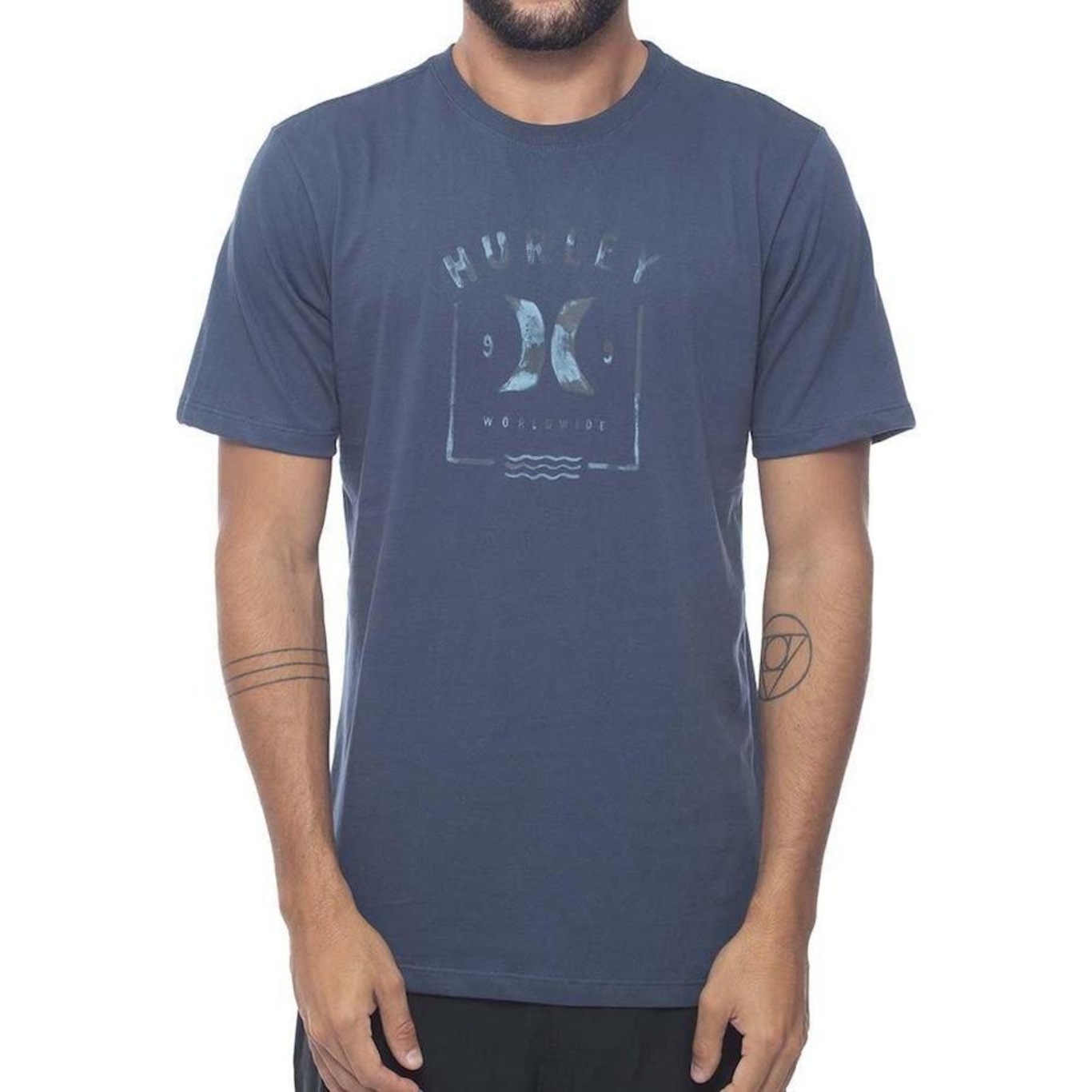 Camiseta Hurley Acqua - Masculina - Foto 1