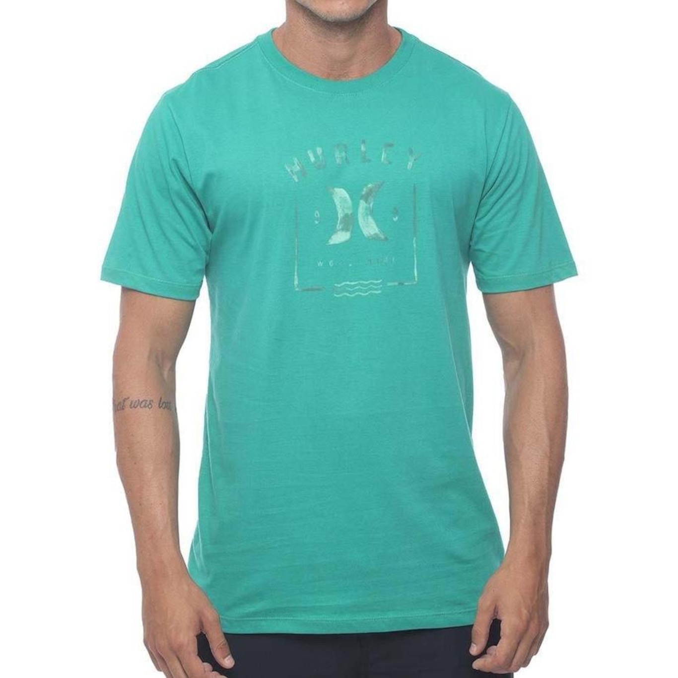 Camiseta Hurley Acqua - Masculina - Foto 1