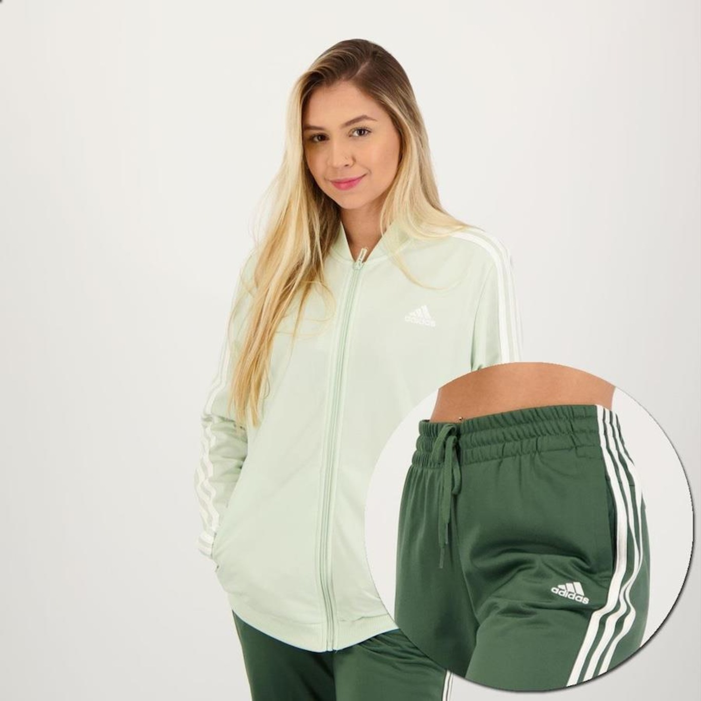 adidas womens khaki tracksuit