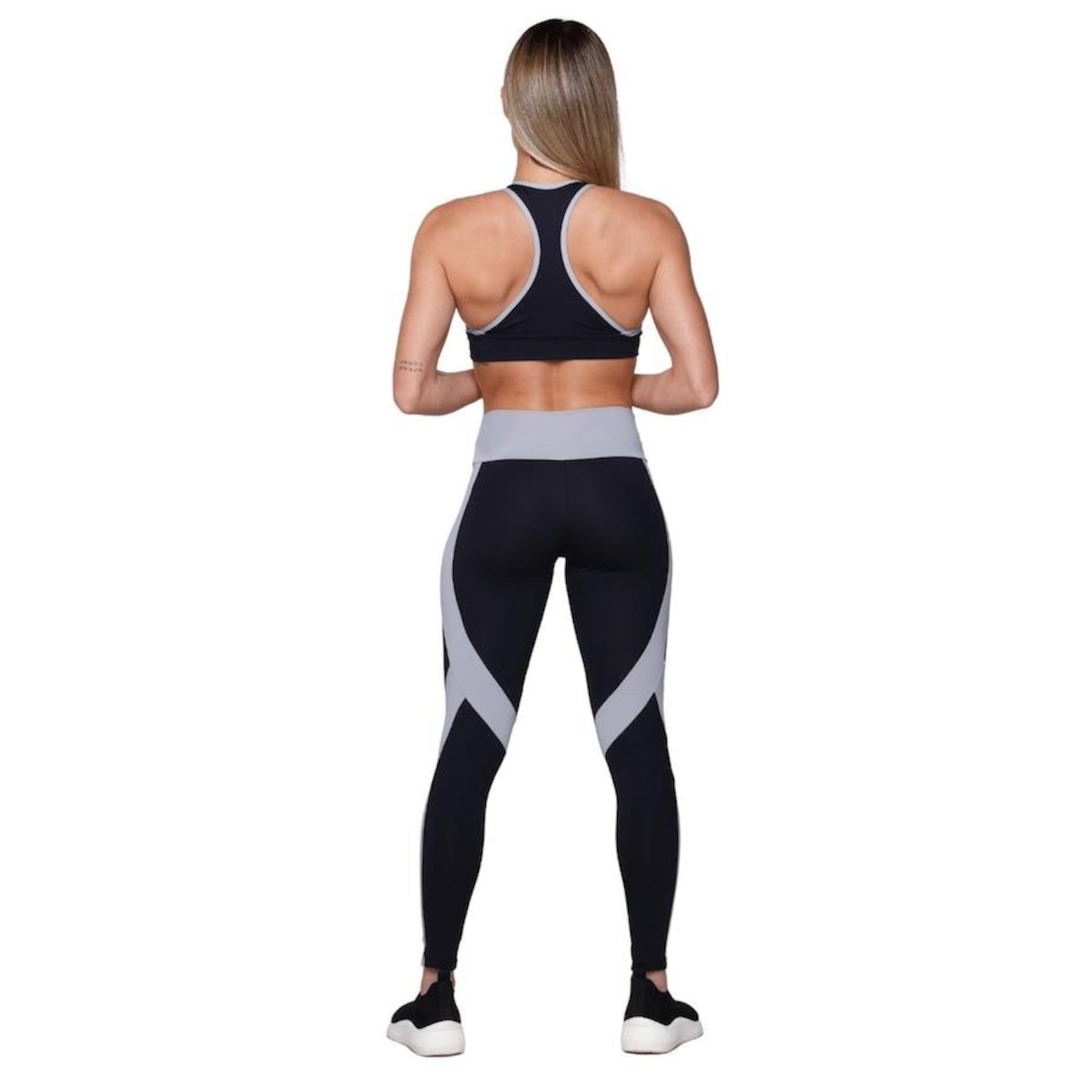 Calça Legging AVA Fitness Wear com Recorte - Feminina - Foto 6