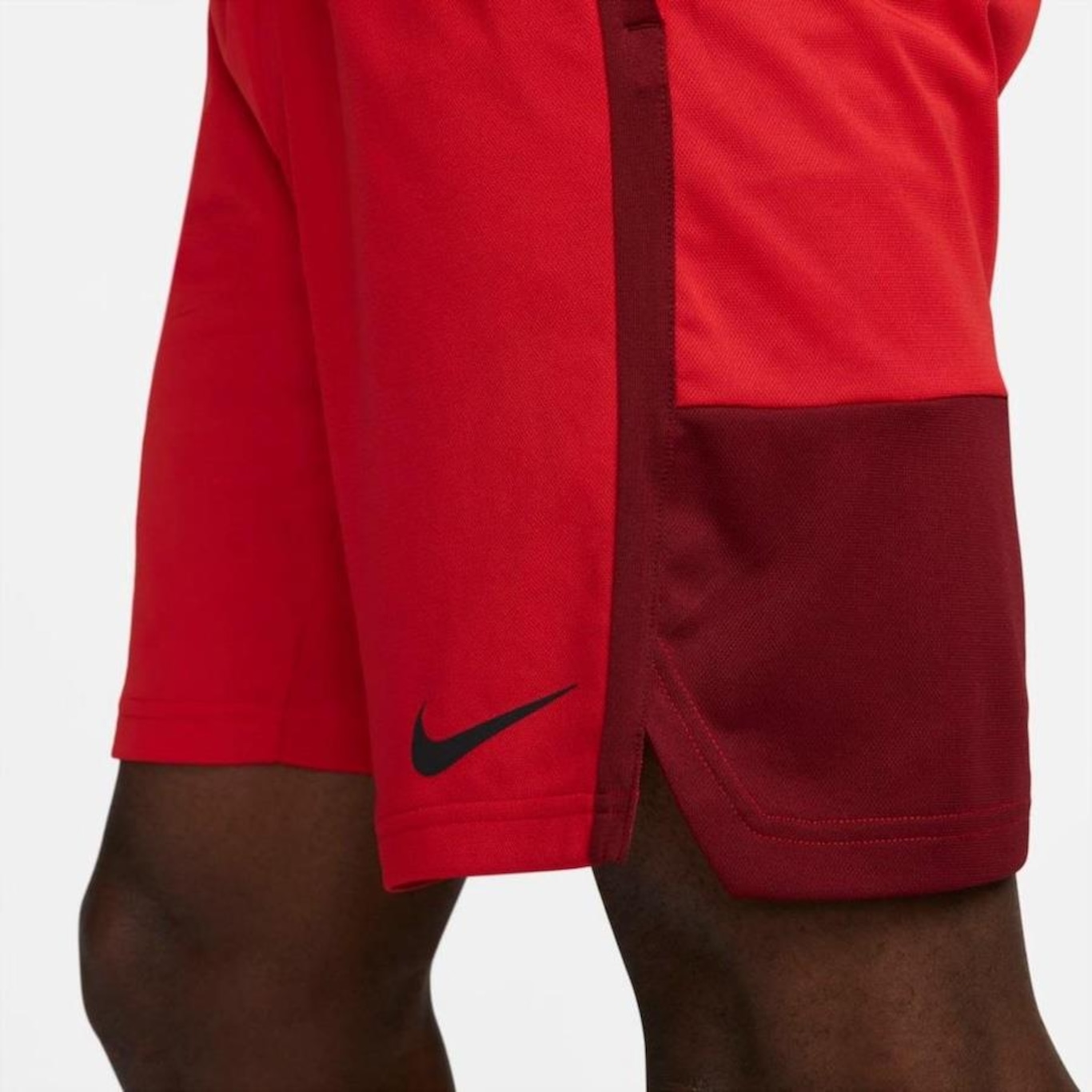 Red nike best sale dri fit shorts