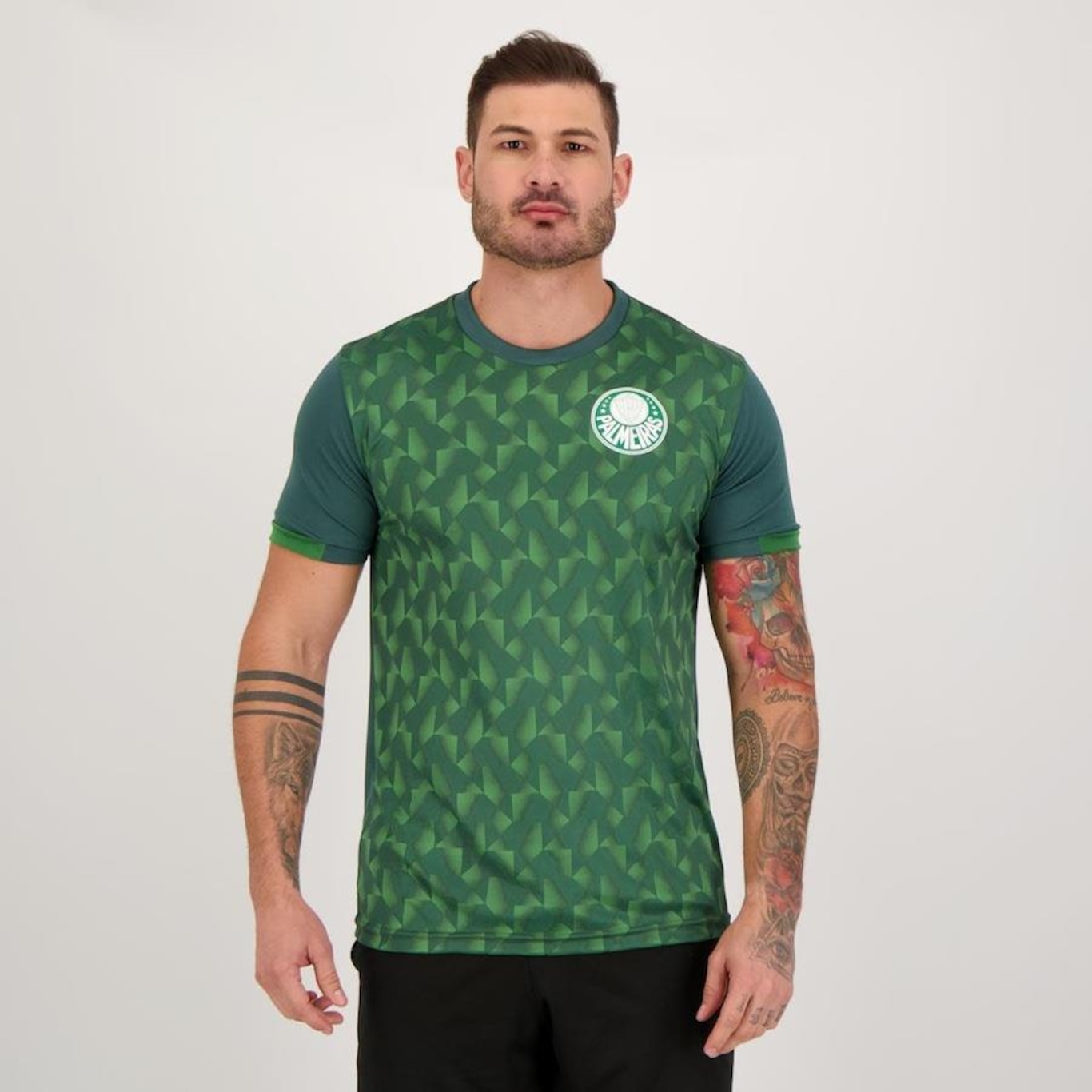 Camisa Futfanatics Palmeiras Effect Squares - Masculina - Foto 1