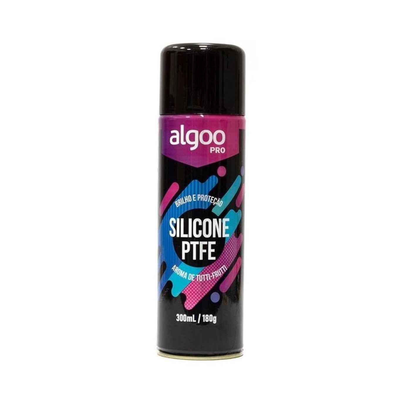 Óleo Spray Algoo Silicone PTFE Com Essência de Tutti-Frutti - 300 ml - Foto 1