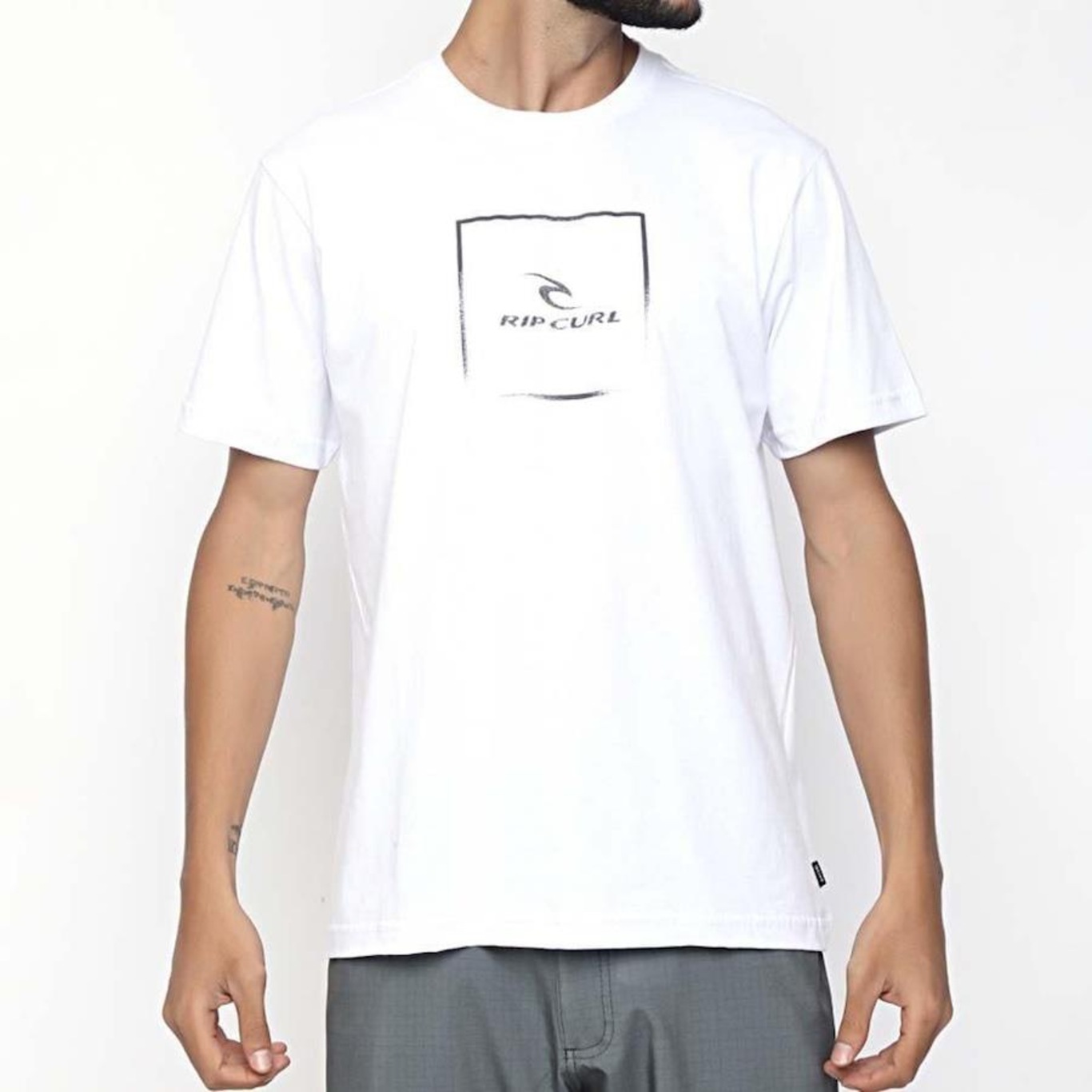 Camiseta Rip Curl Icon Corp Tee - Masculina - Foto 1