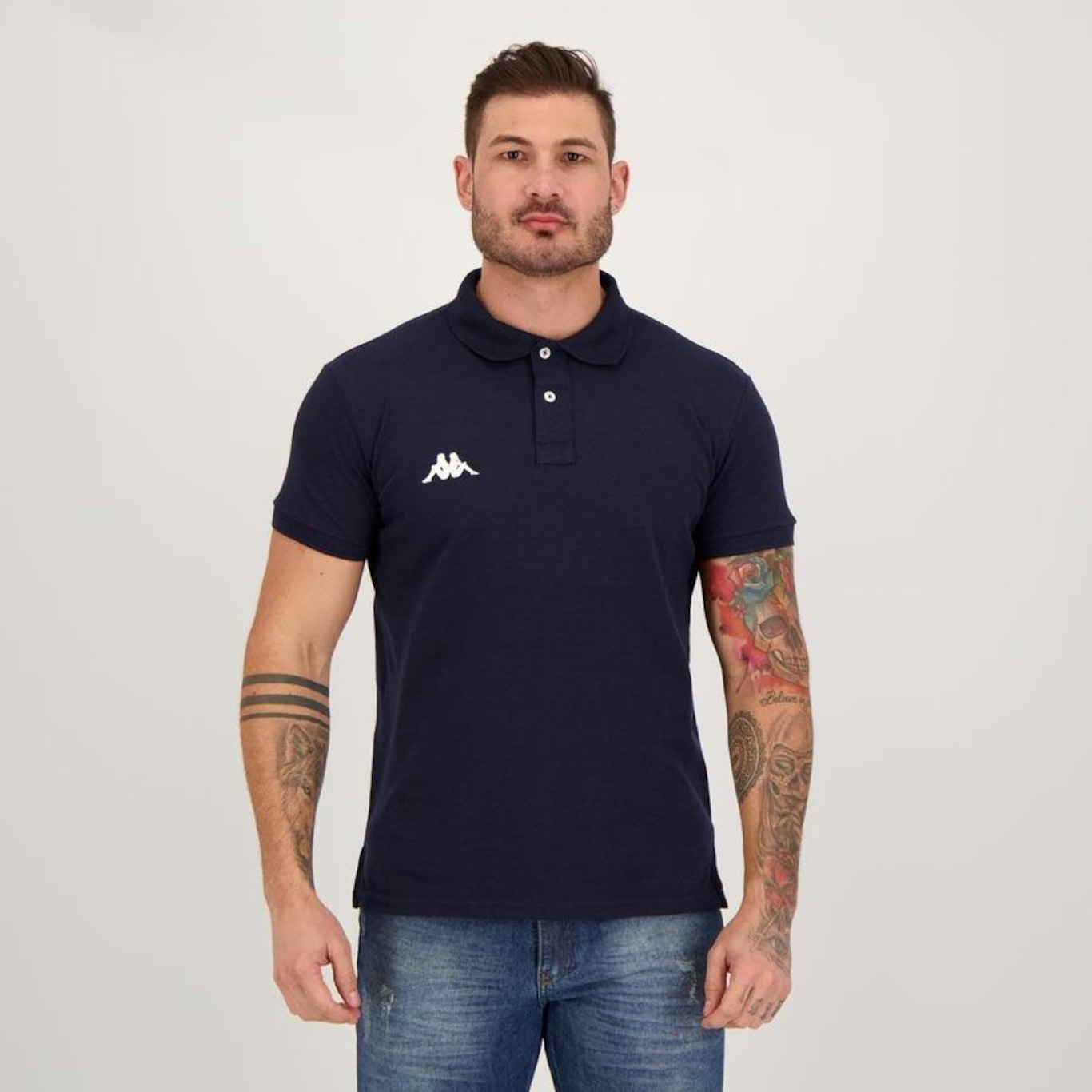 Camisa Polo Kappa Essential Sport - Masculina - Foto 1