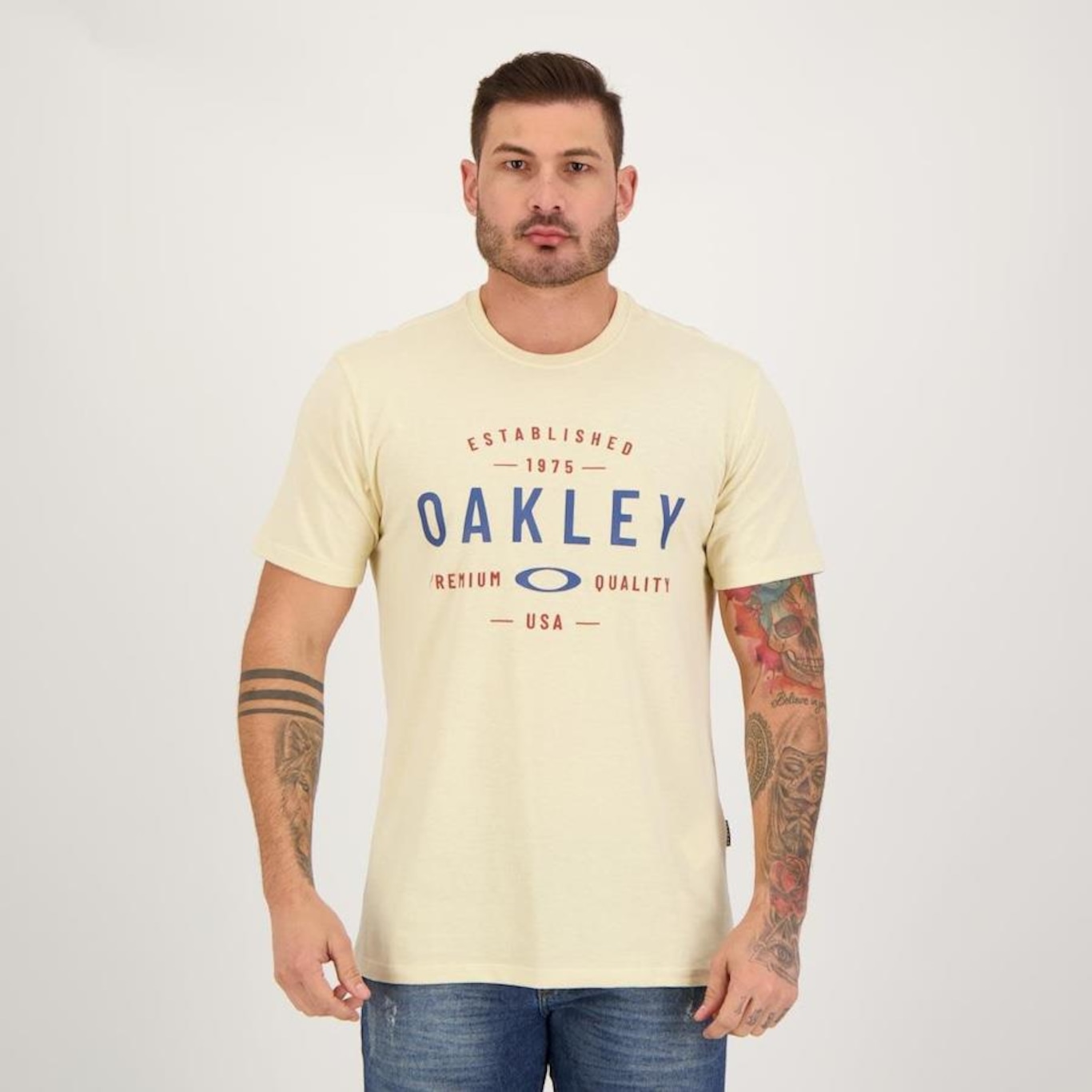 Camiseta Oakley Premium Quality Tee Verde Musgo