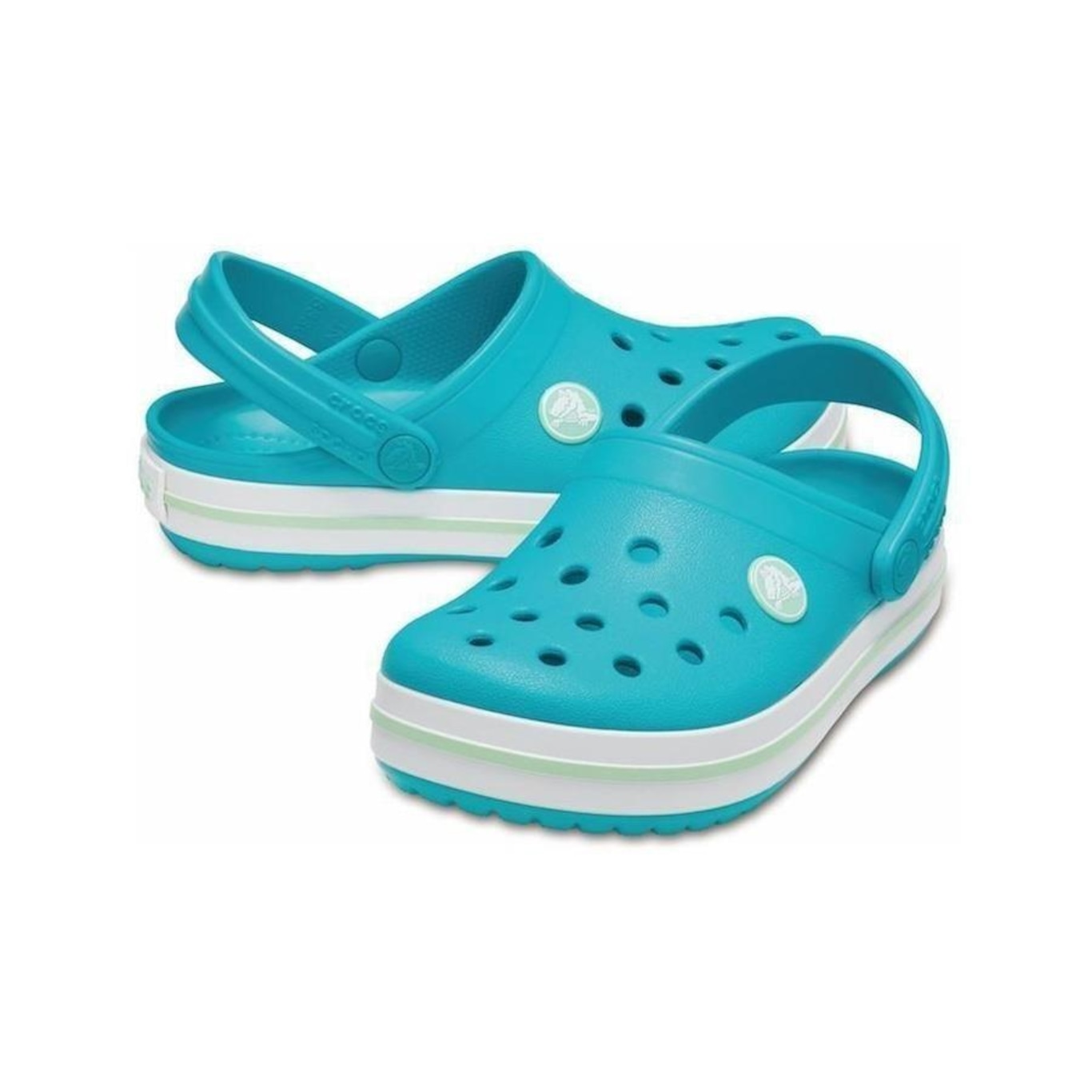 Sandália Crocs Crocband Clog - Infantil - Foto 3