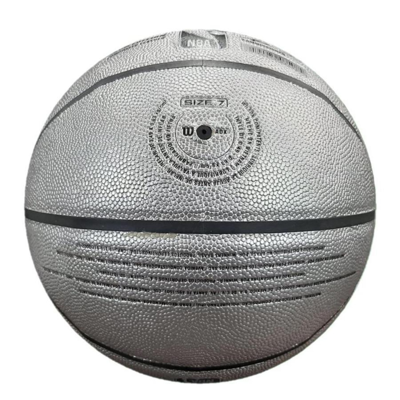 Bola Basquete Wilson NBA Platinum Edition Tam 7 