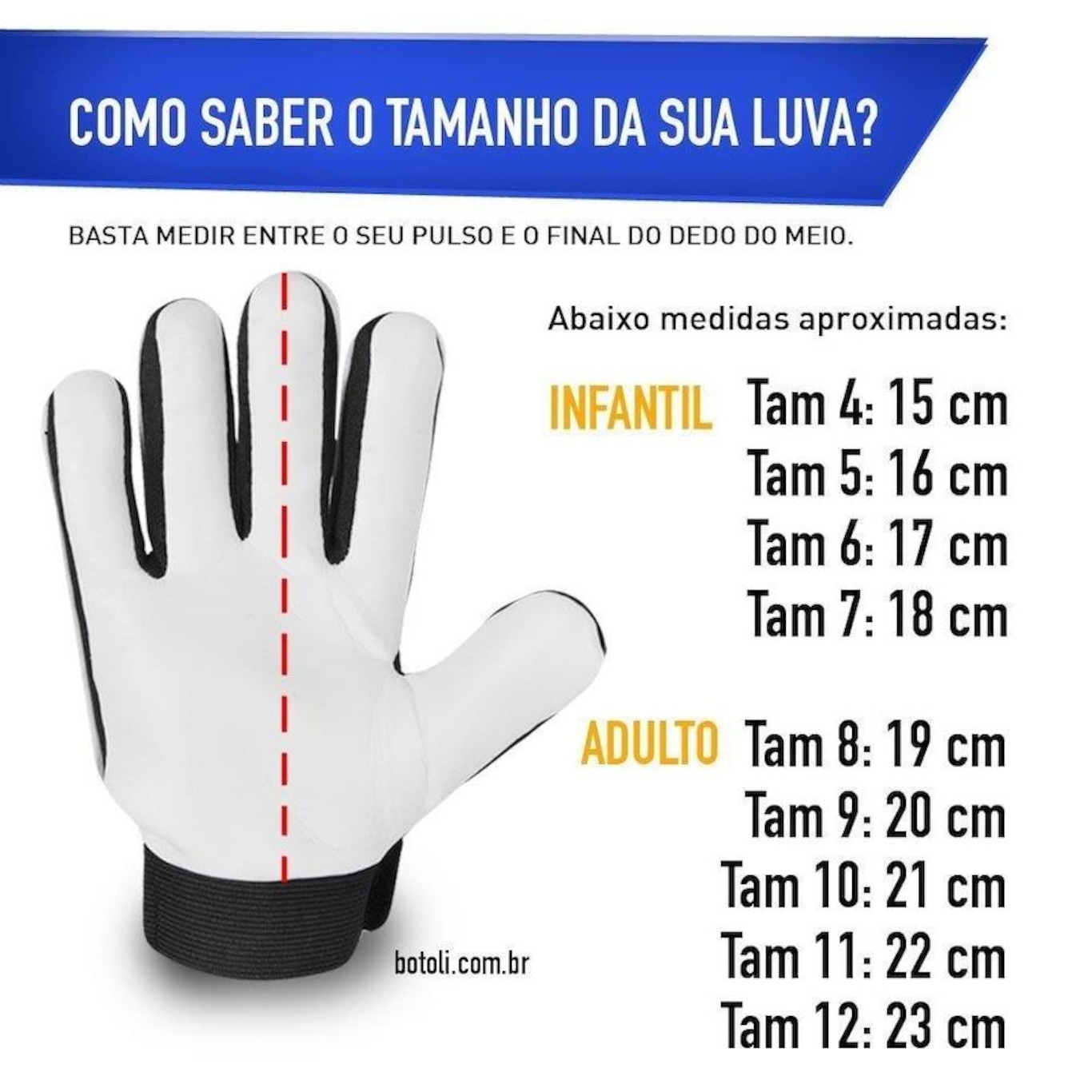 Luva de Goleiro Poker Futebol Semi Profissional Multiterreno - Adulto - Foto 4