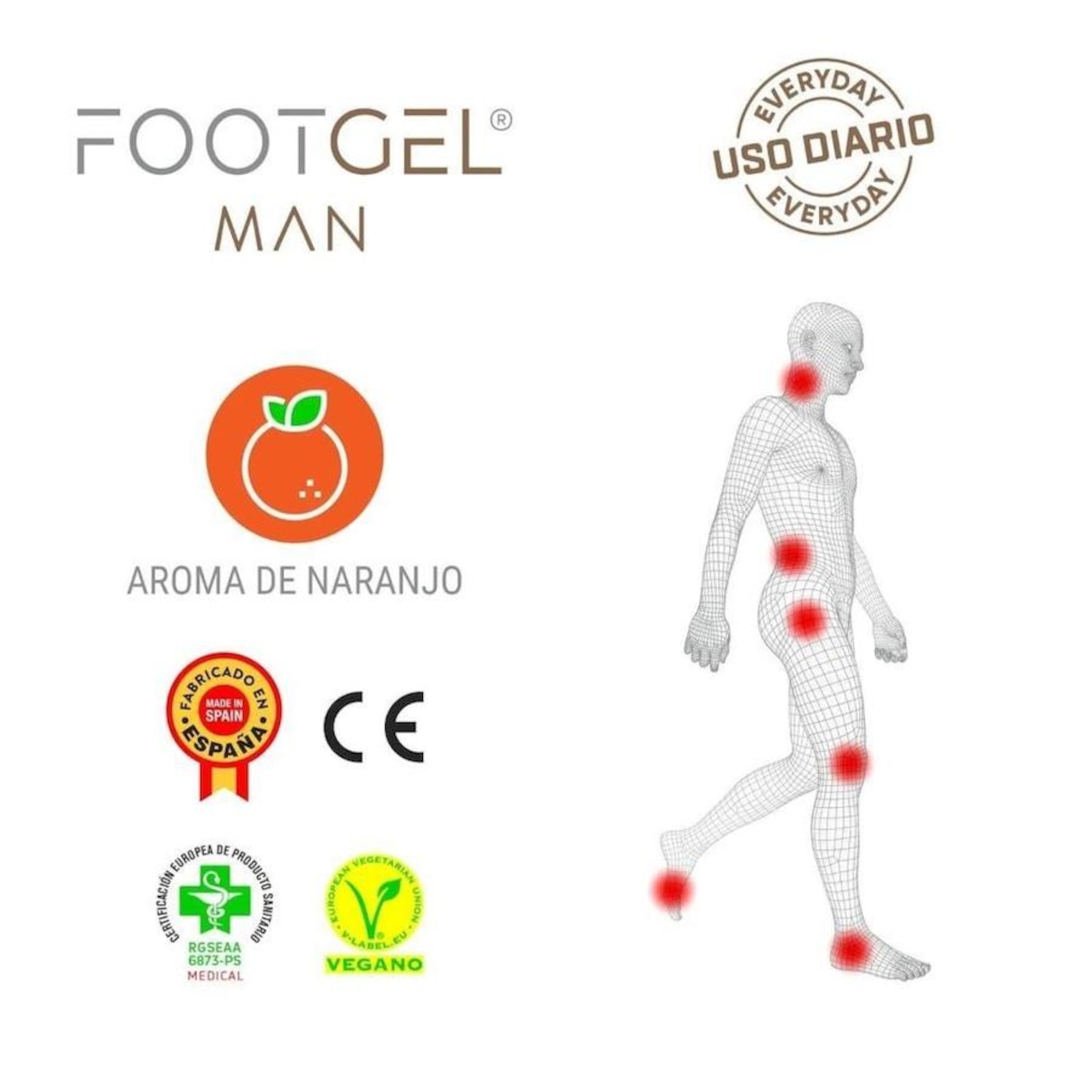 Palmilha Footgel Uso Diário - Foto 4