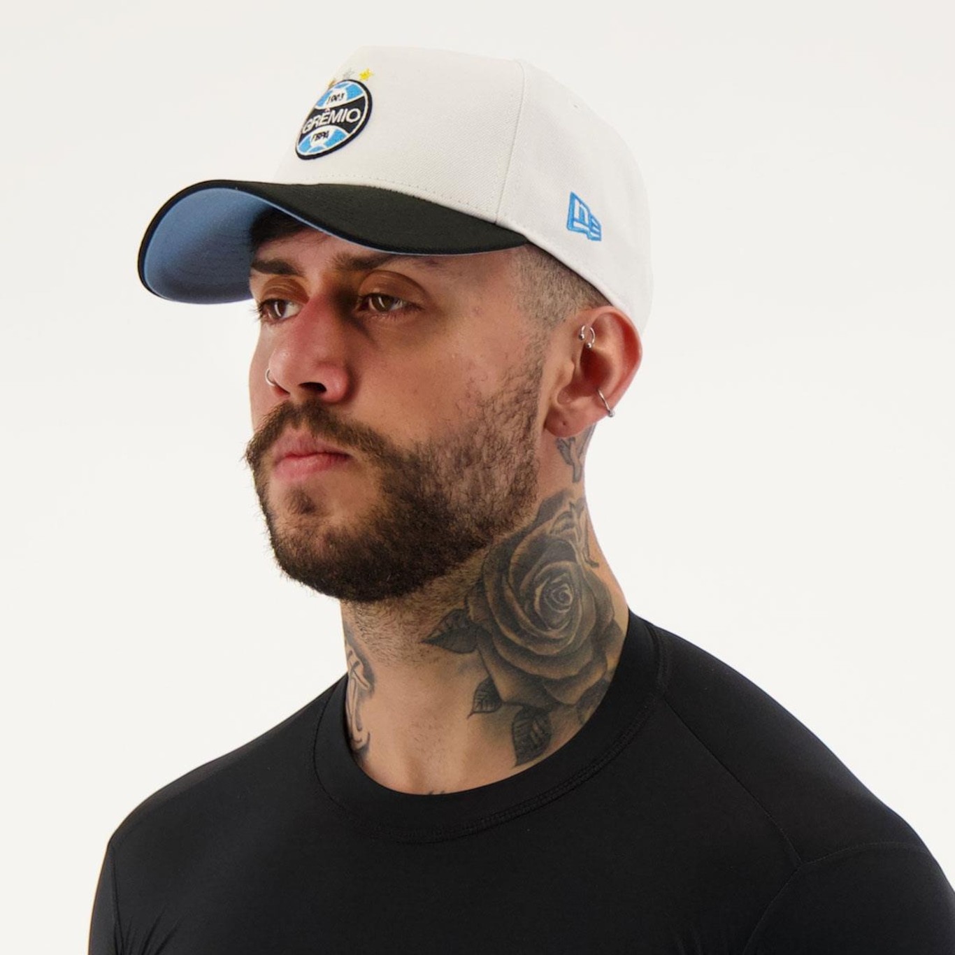 Boné Aba Curva New Era Grêmio 940 - Snapback - Adulto - Foto 5