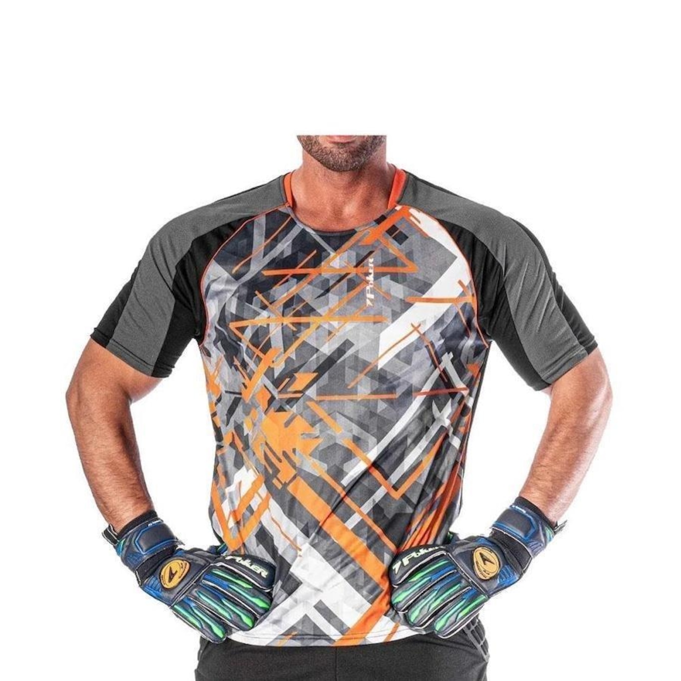 Camisa de Goleiro Poker Sublimax - Masculina - Foto 1