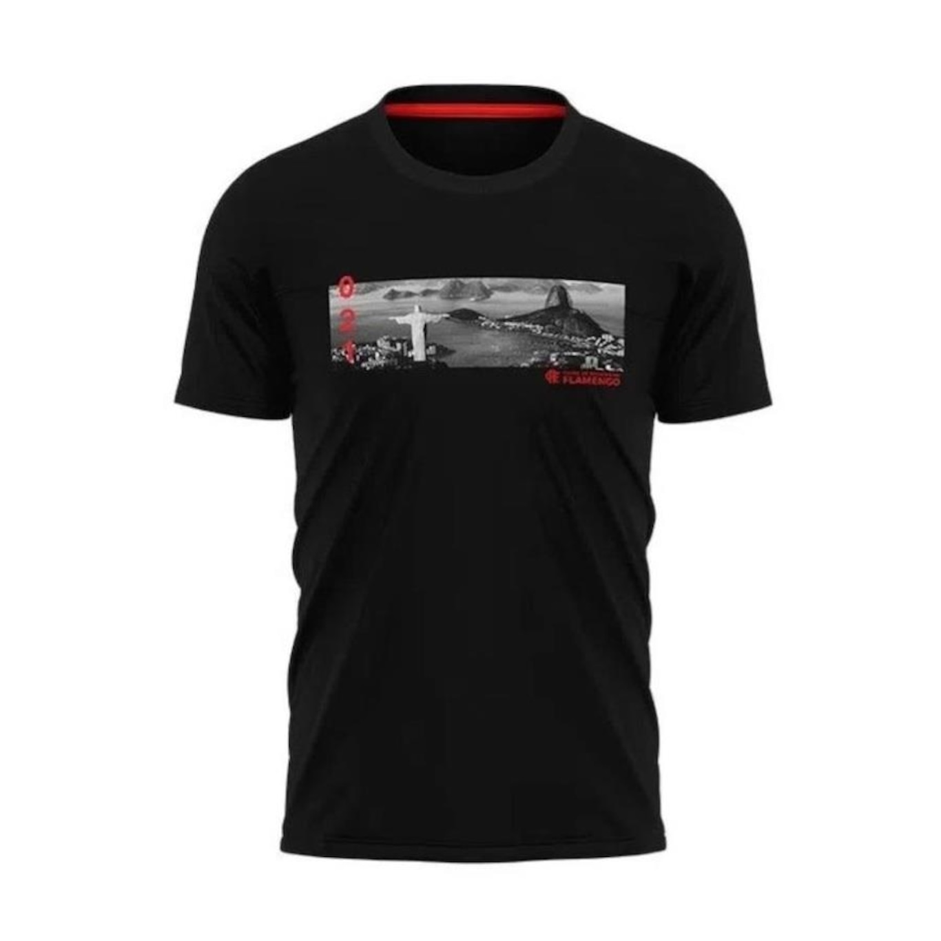 Camiseta Braziline Flamengo Líder - Masculina - Foto 1