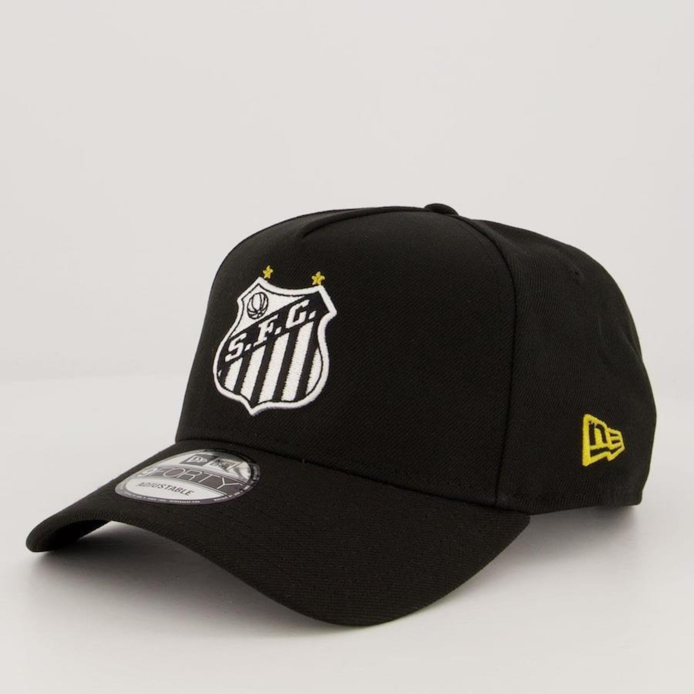 Boné Aba Curva New Era Santos 940 Escudo - Snapback - Adulto - Foto 1