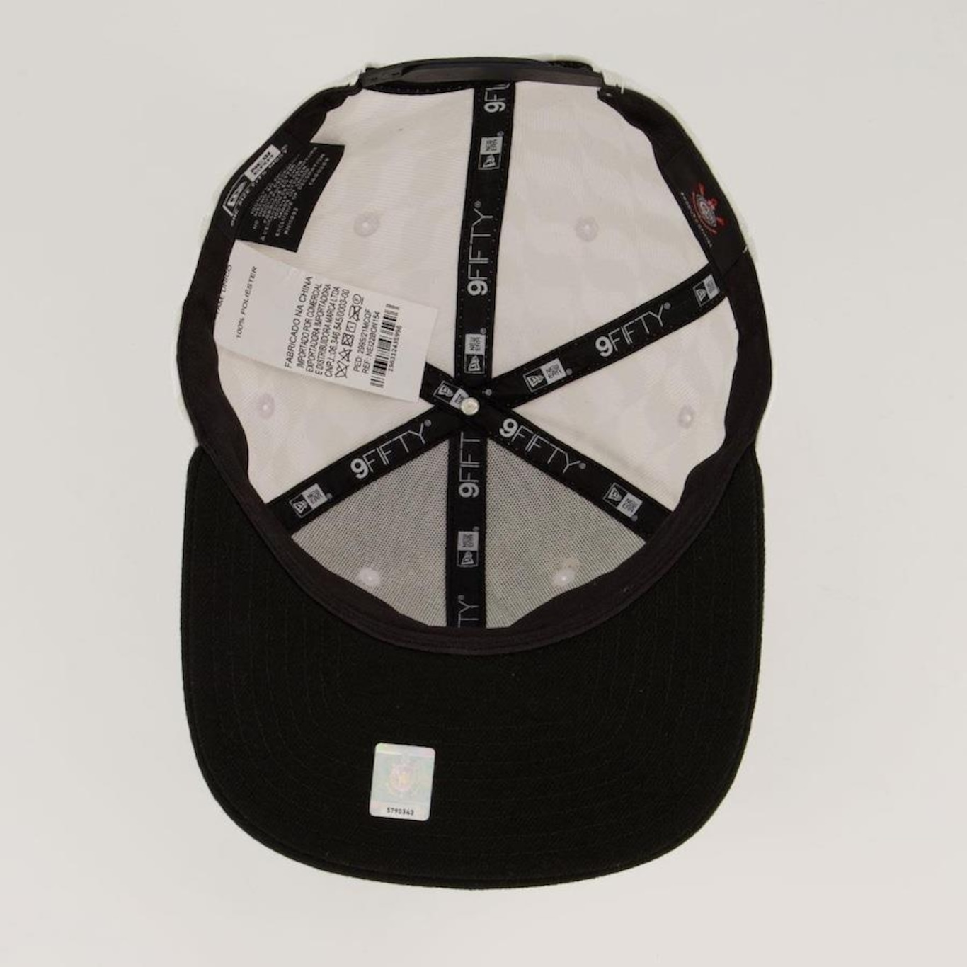 Boné Aba Reta New Era 950 Corinthians Home 2012 - Snapback - Adulto - Foto 4