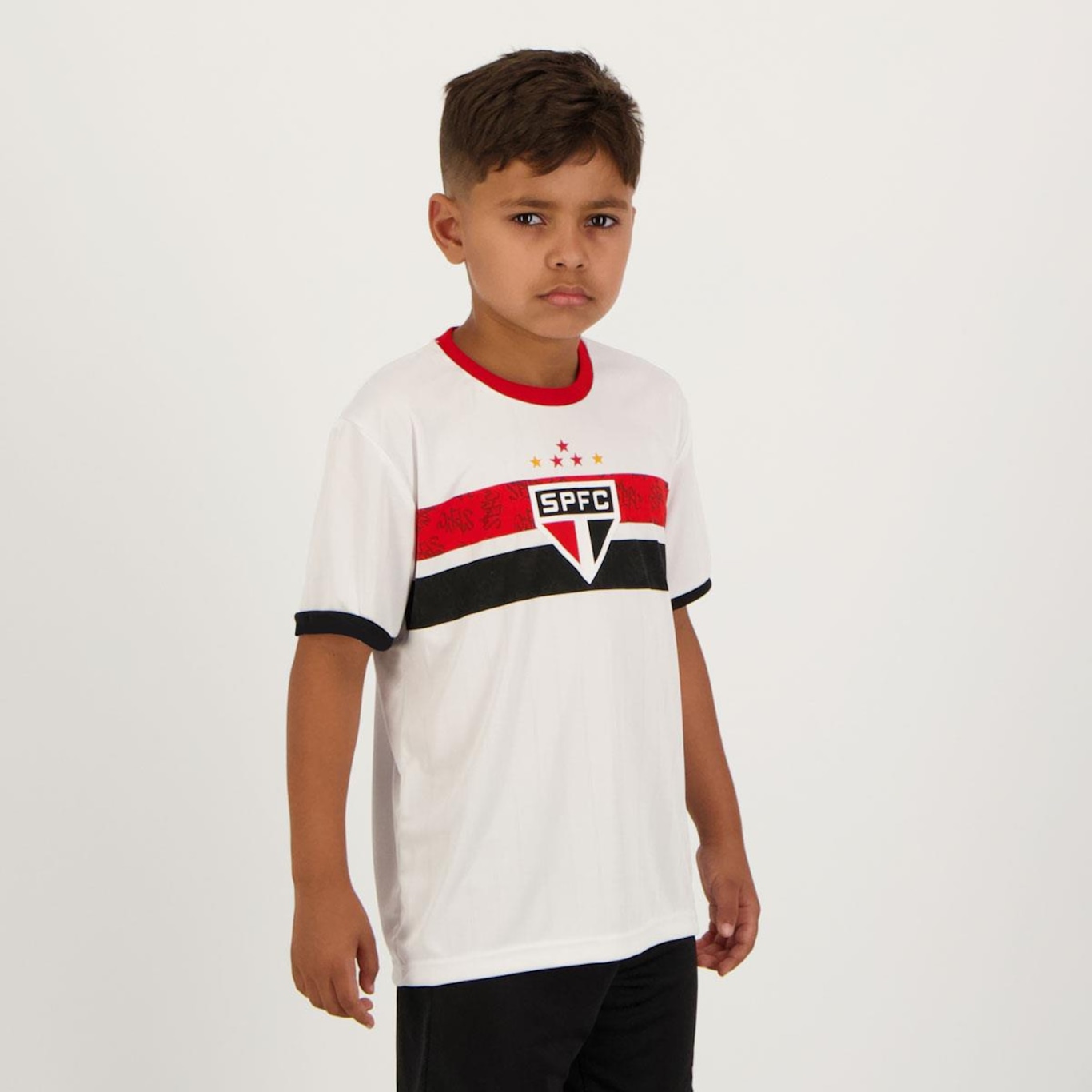 Camisa do São Paulo Futfanatics Stencil - Infantil - Foto 2