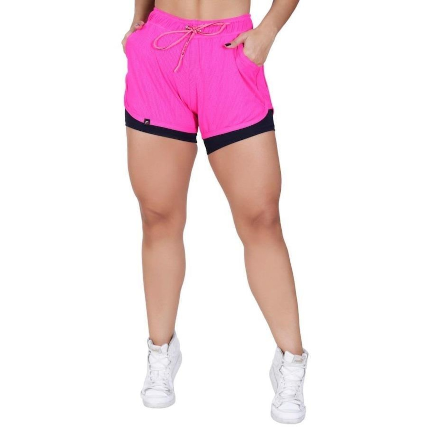 Shorts Orbis Fitness - Feminino - Foto 1