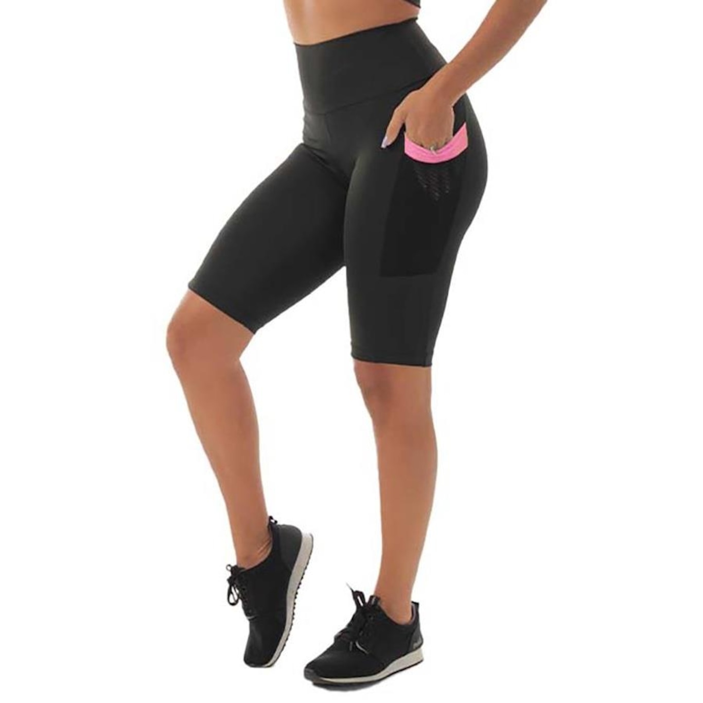 Conjunto Frimodas Fitness Bermuda E Top Suplex Microfibra -  Feminino - Foto 3