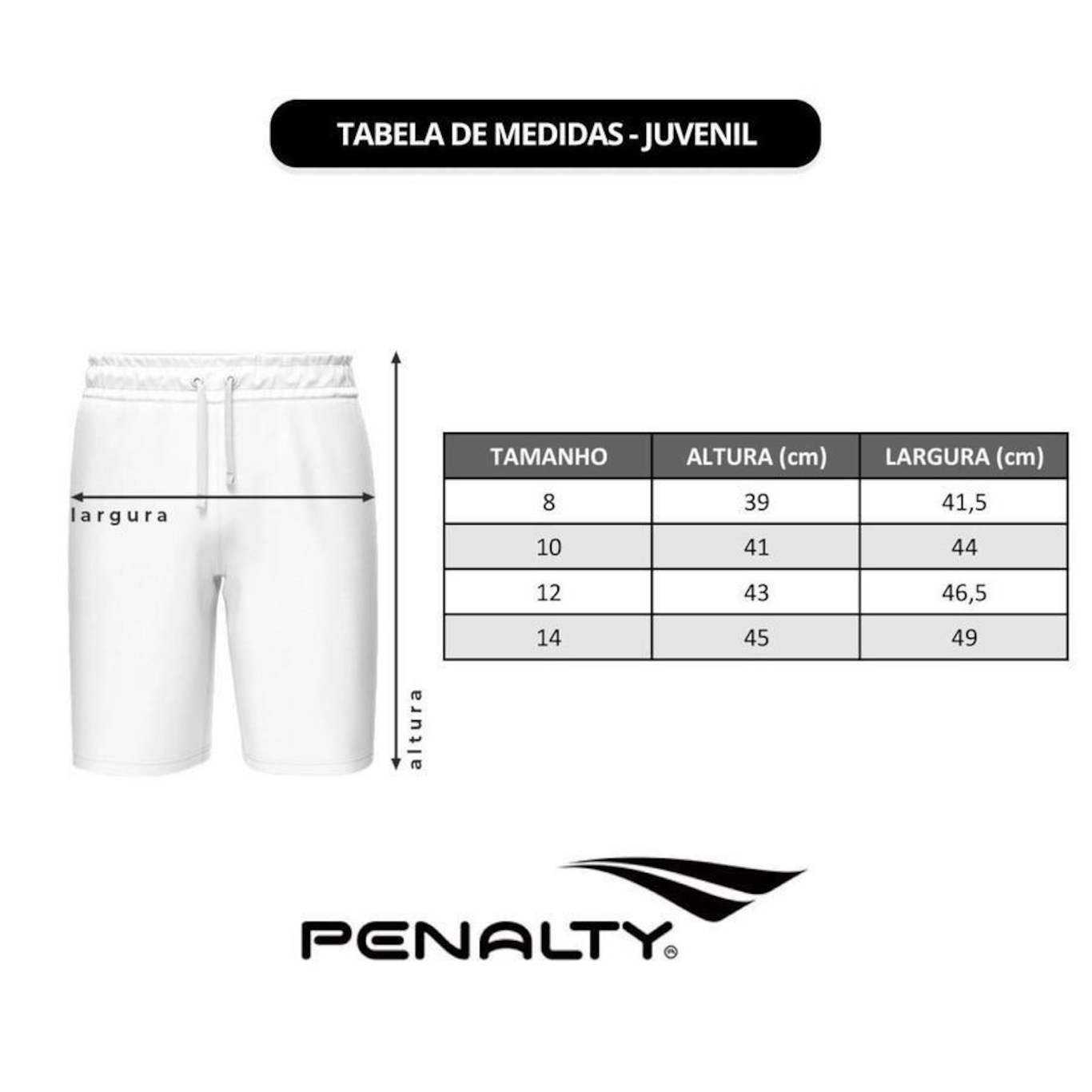 Kit Camiseta Penalty X + Calção Penalty X - Infantil - Foto 1