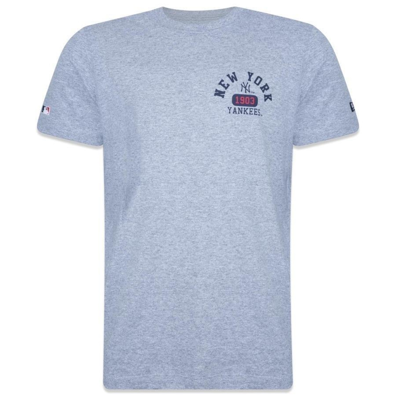 Camiseta Regular New Era Mlb New York Yankees Core - Masculina - Foto 1