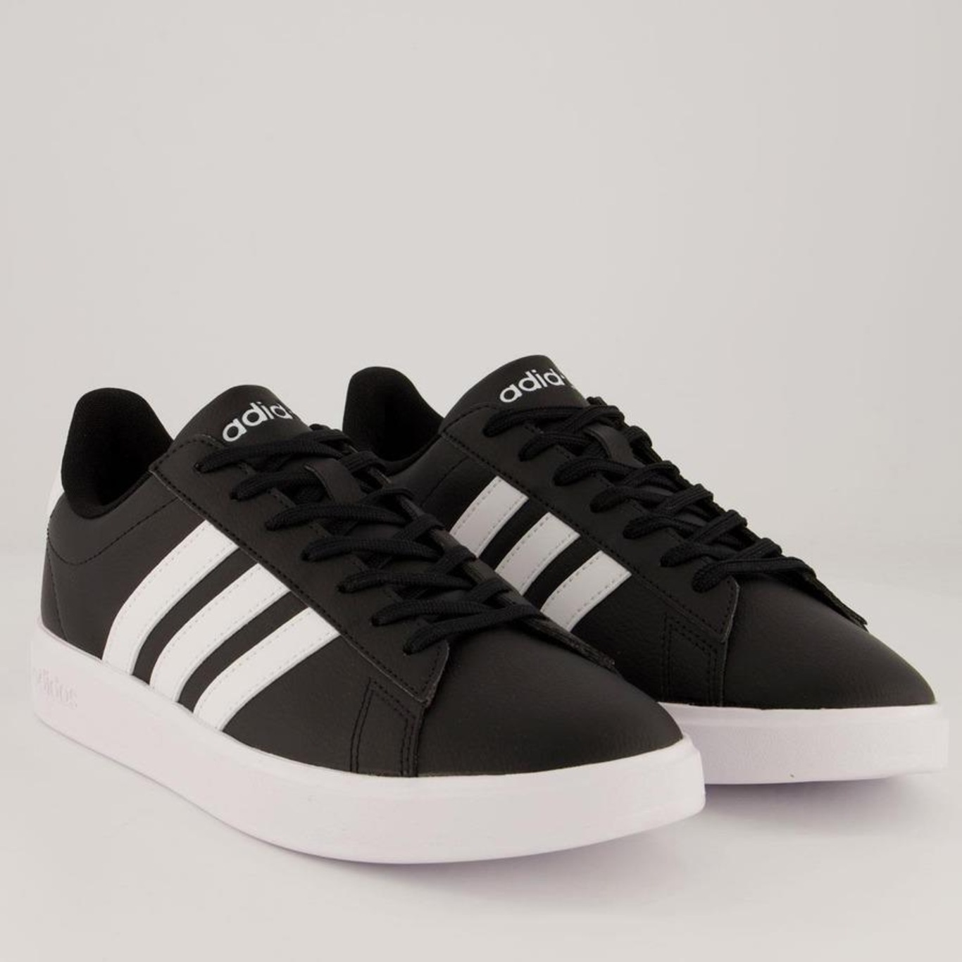 Tênis Adidas Grand Court 2.0 Street Masculino Xadrez Preto - Preto