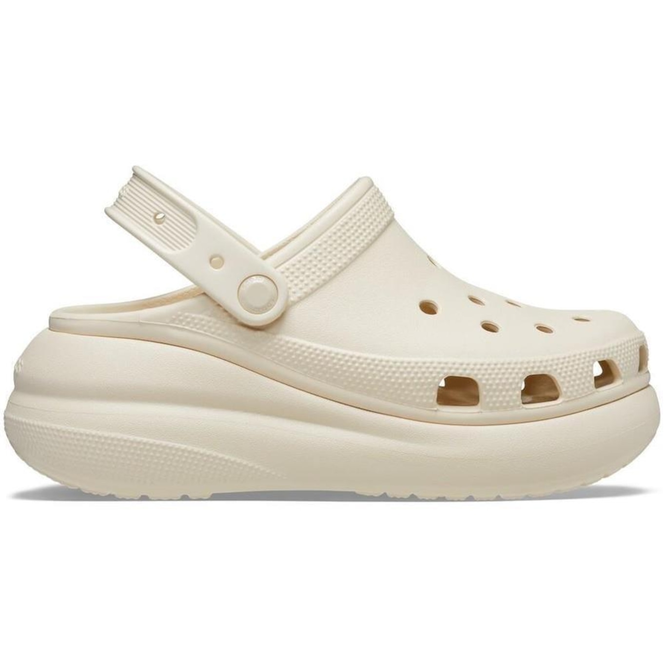 Sandália Crocs Classic Crush Platform Clog - Unissex - Foto 1