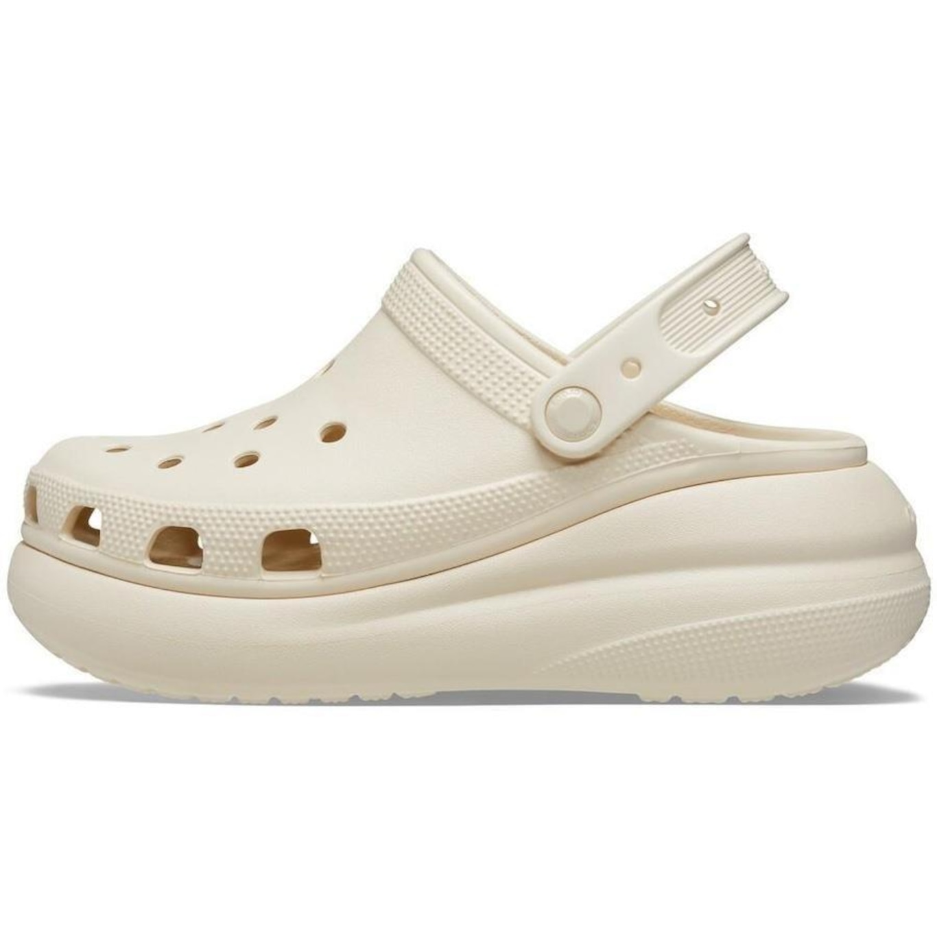 Sandália Crocs Classic Crush Platform Clog - Unissex - Foto 3