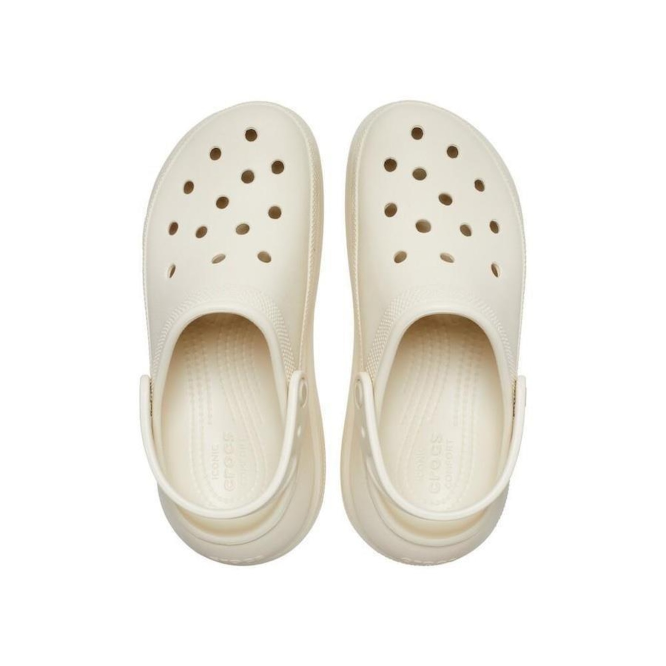 Sandália Crocs Classic Crush Platform Clog - Unissex - Foto 5