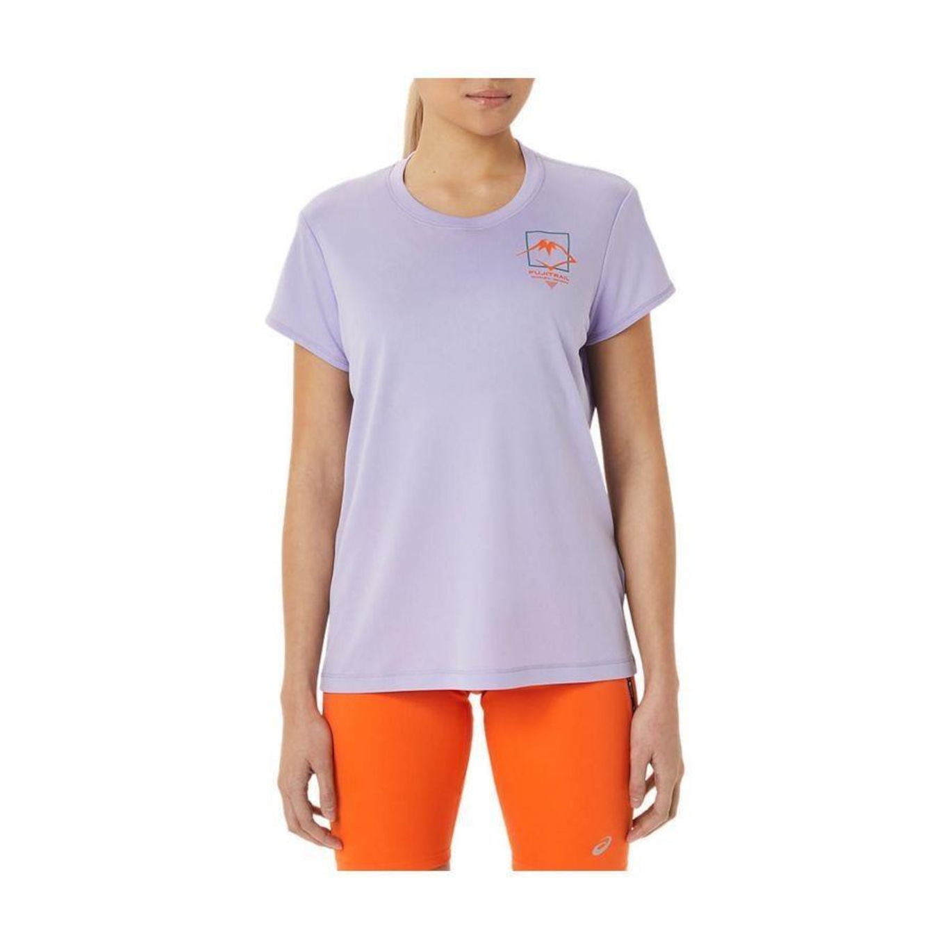 Camiseta Asics Fujitrail Logo Ss Top - Feminina - Foto 1