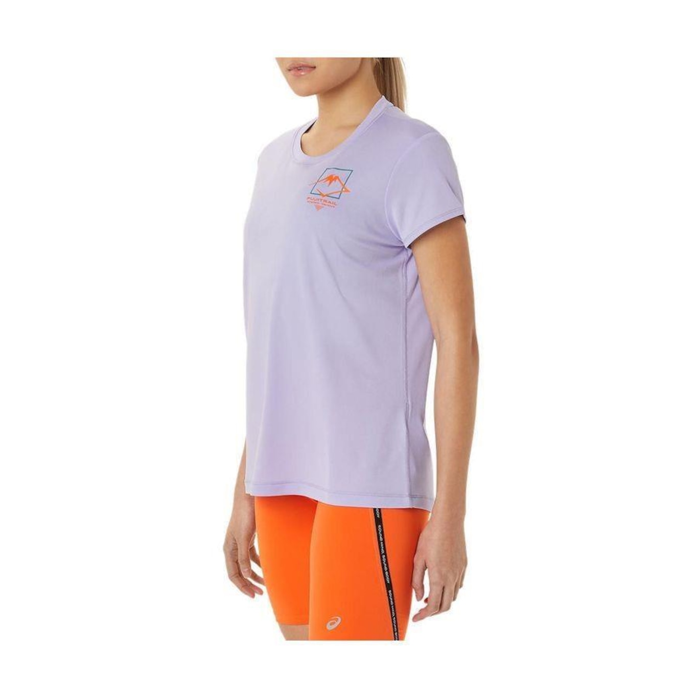 Camiseta Asics Fujitrail Logo Ss Top - Feminina - Foto 3