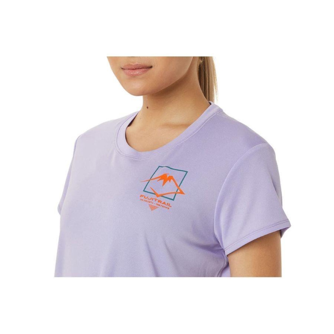 Camiseta Asics Fujitrail Logo Ss Top - Feminina - Foto 4