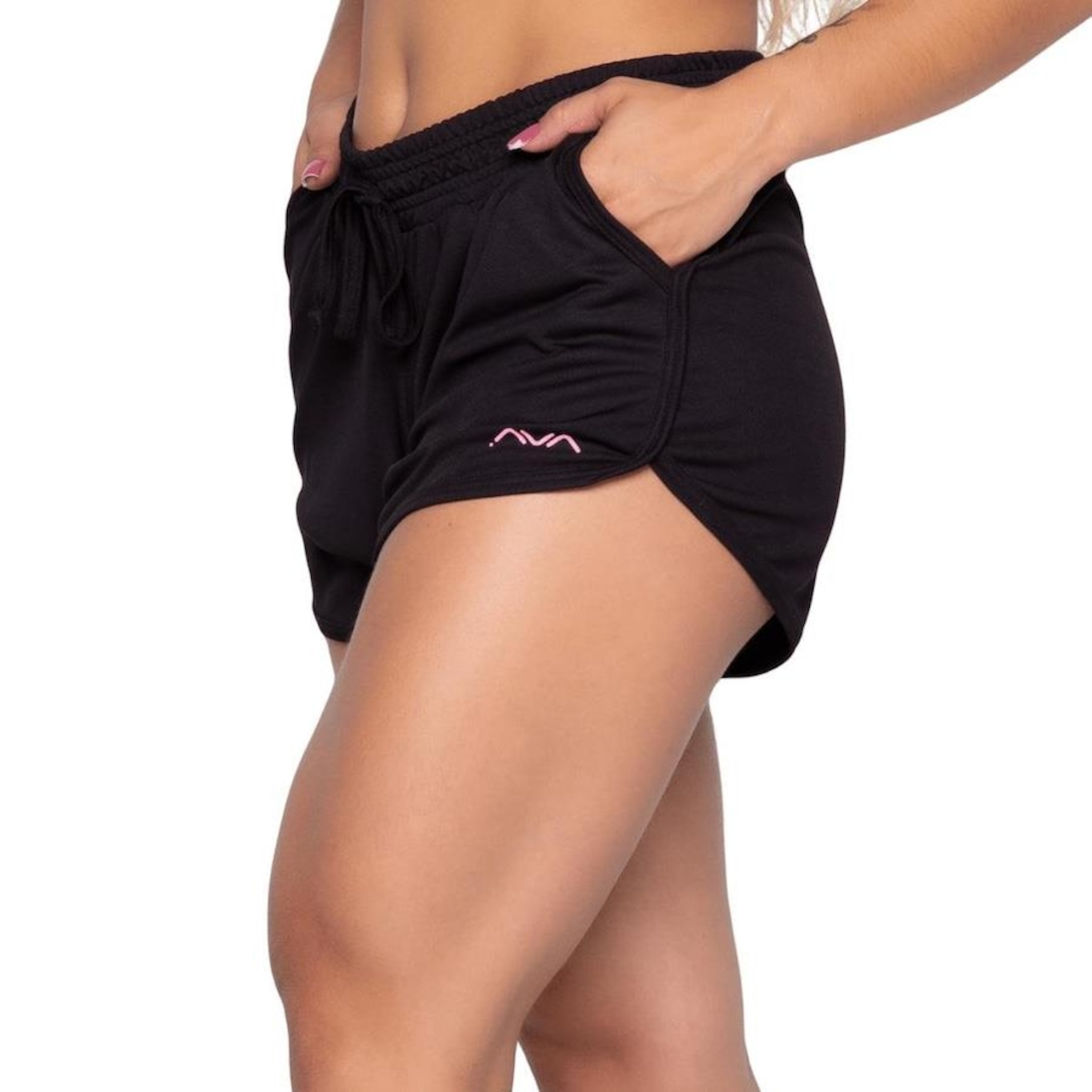 Short AVA Fitness Wear Dry Com Bolso - Feminino - Foto 2