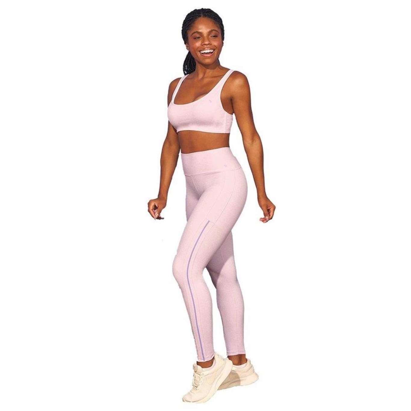 Calça Legging Alto Giro Matrix - Feminina - Foto 1