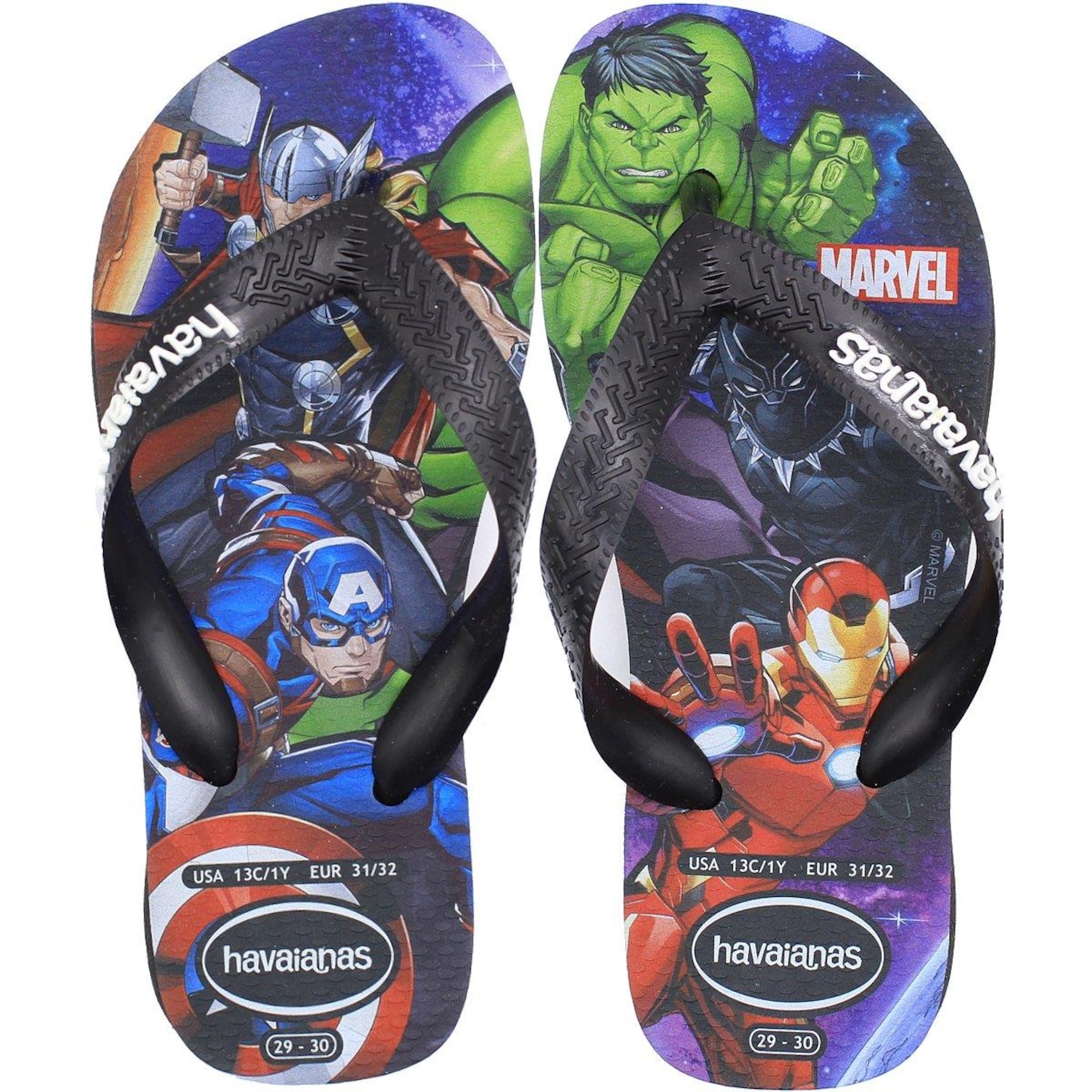 Chinelo Havaianas Top Marvel II - Infantil - Foto 1