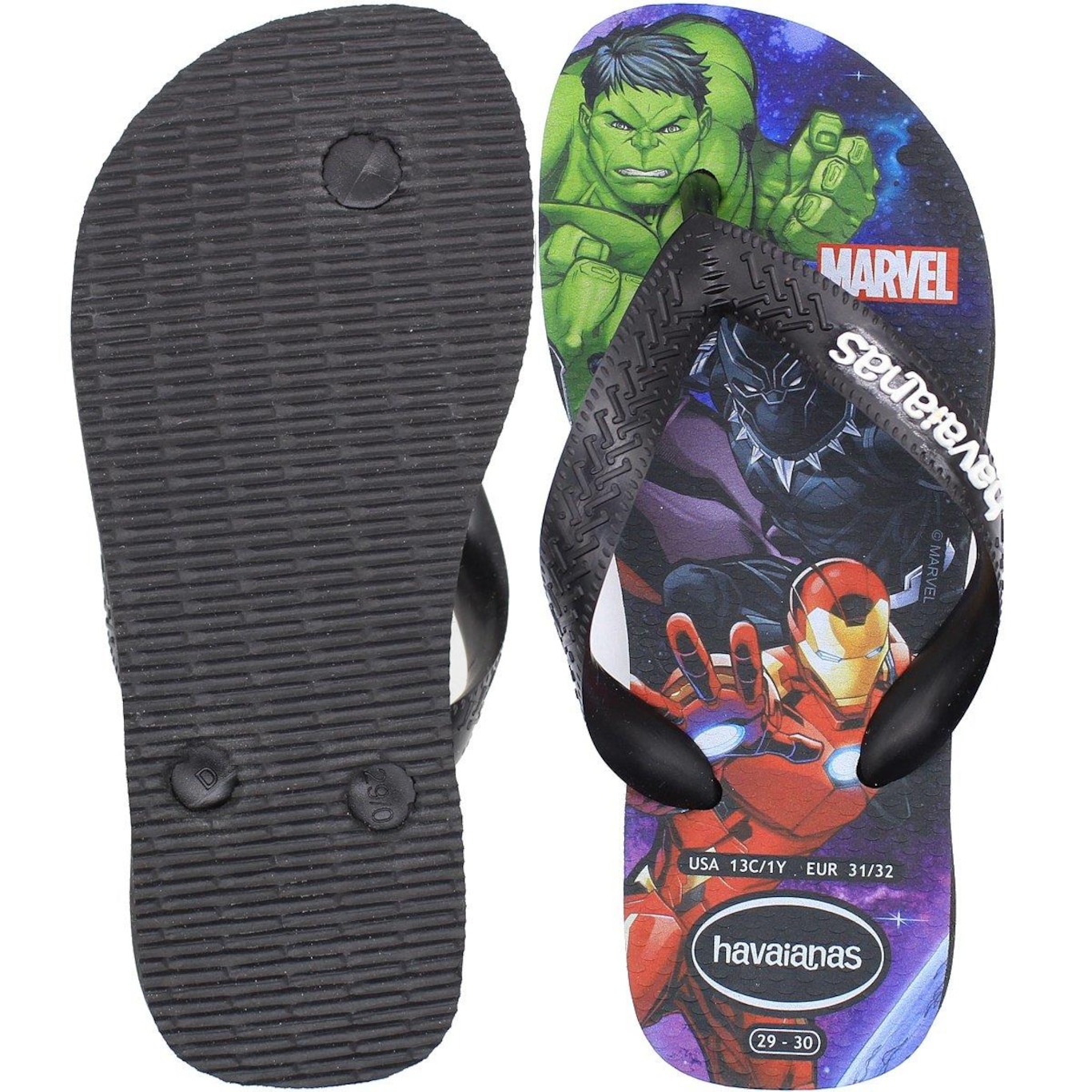 Chinelo Havaianas Top Marvel II - Infantil - Foto 3