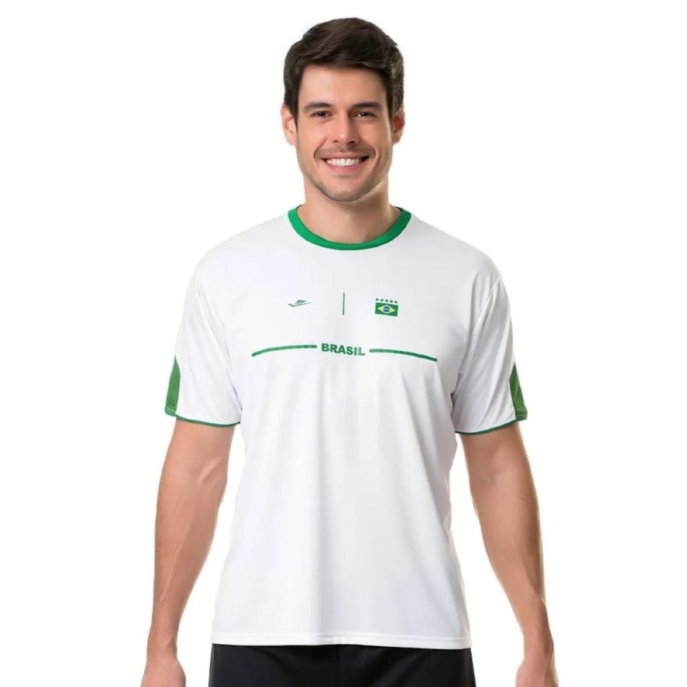 Camiseta Elite Brasil Copa do Mundo - Masculina - Foto 1