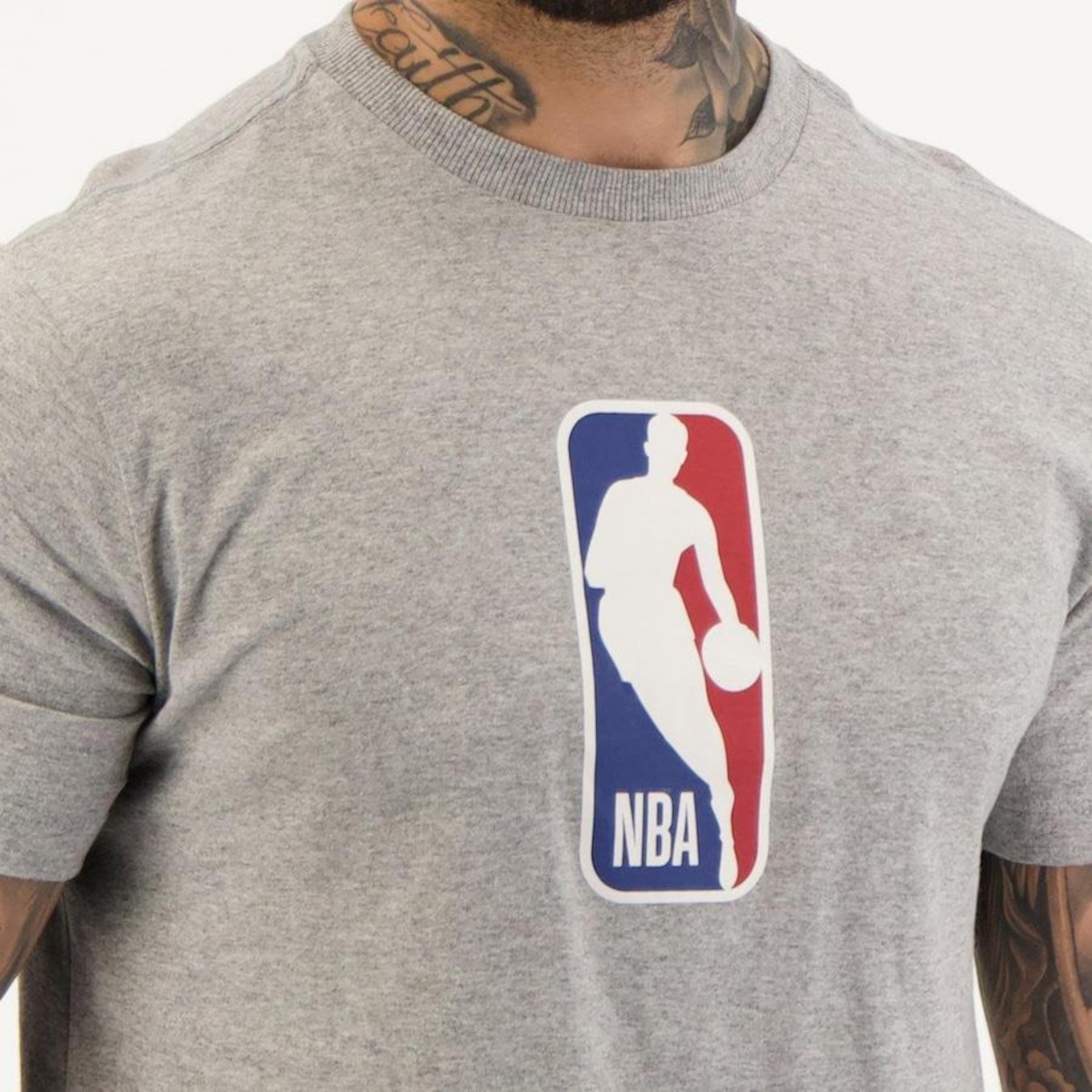 Camiseta New Era NBA Basic - Masculina - Foto 4